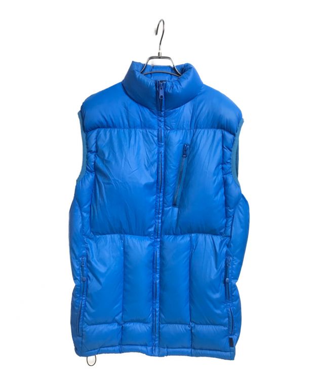 中古・古着通販】stussy (ステューシー) ダウンベスト ブルー サイズ:L 
