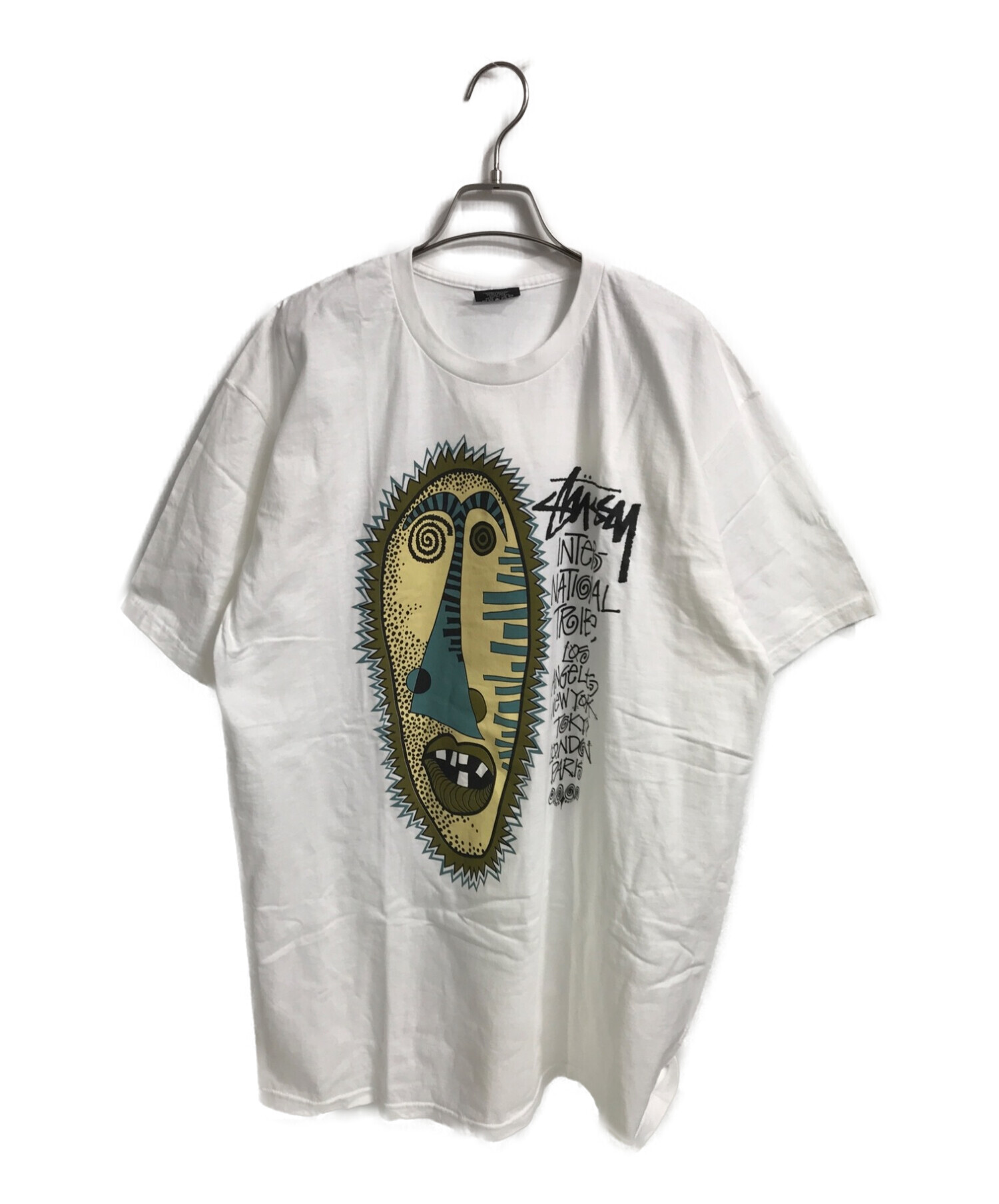 中古・古着通販】stussy (ステューシー) ゾウリムシプリントtシャツ