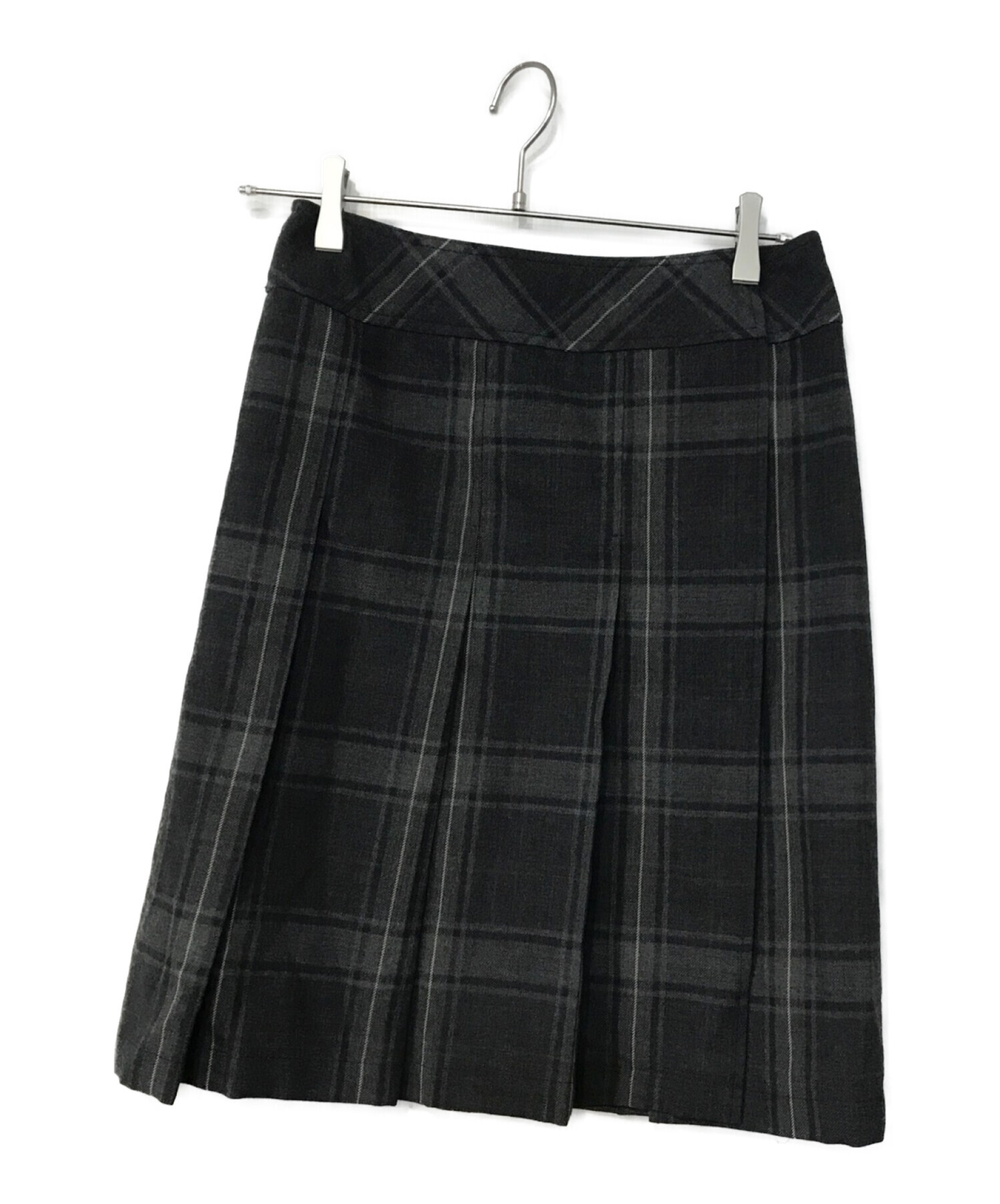 中古・古着通販】MIU MIU (ミュウミュウ) チェックラップスカート  