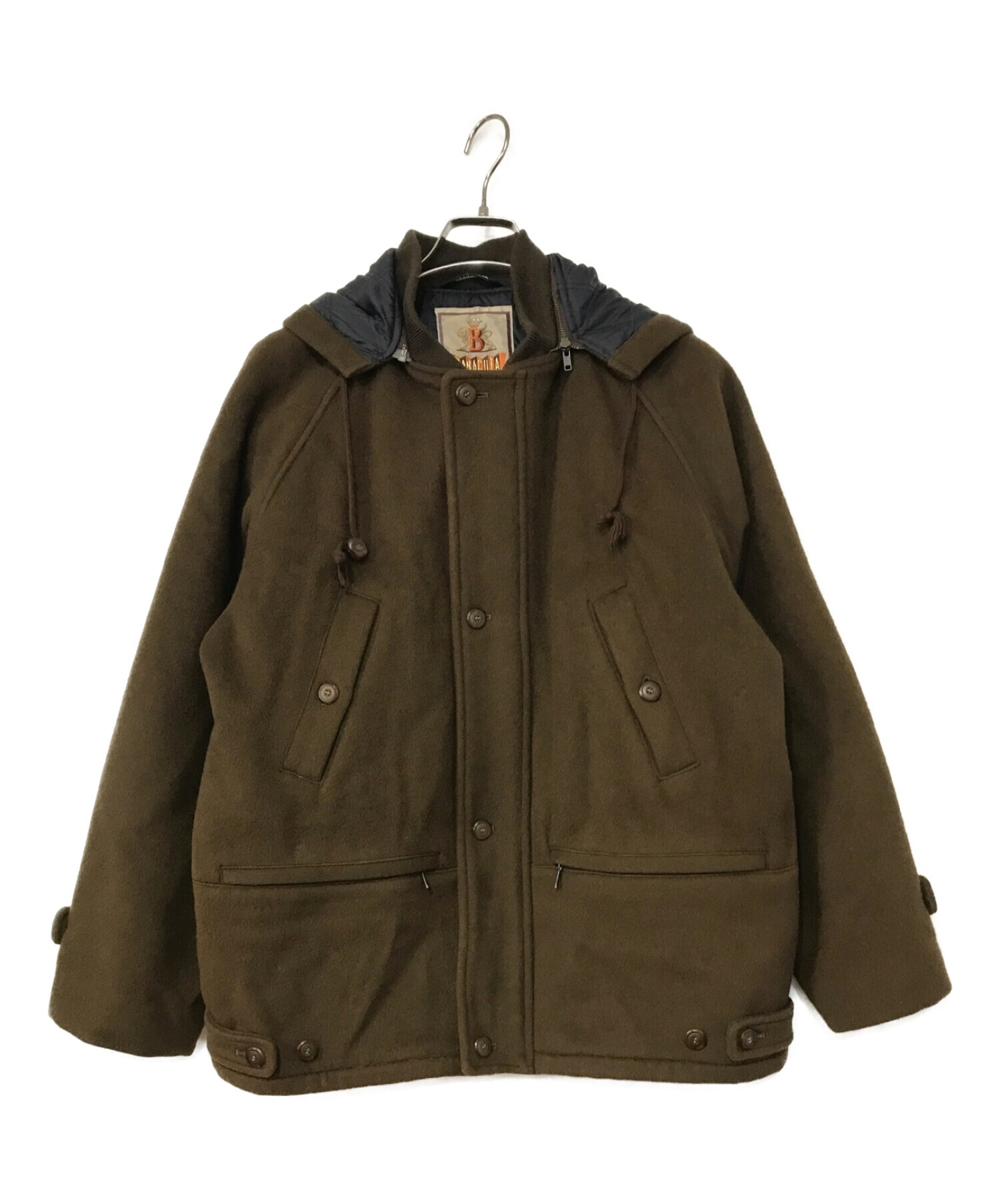 中古・古着通販】BARACUTA (バラクータ) フーデッドウールジャケット 