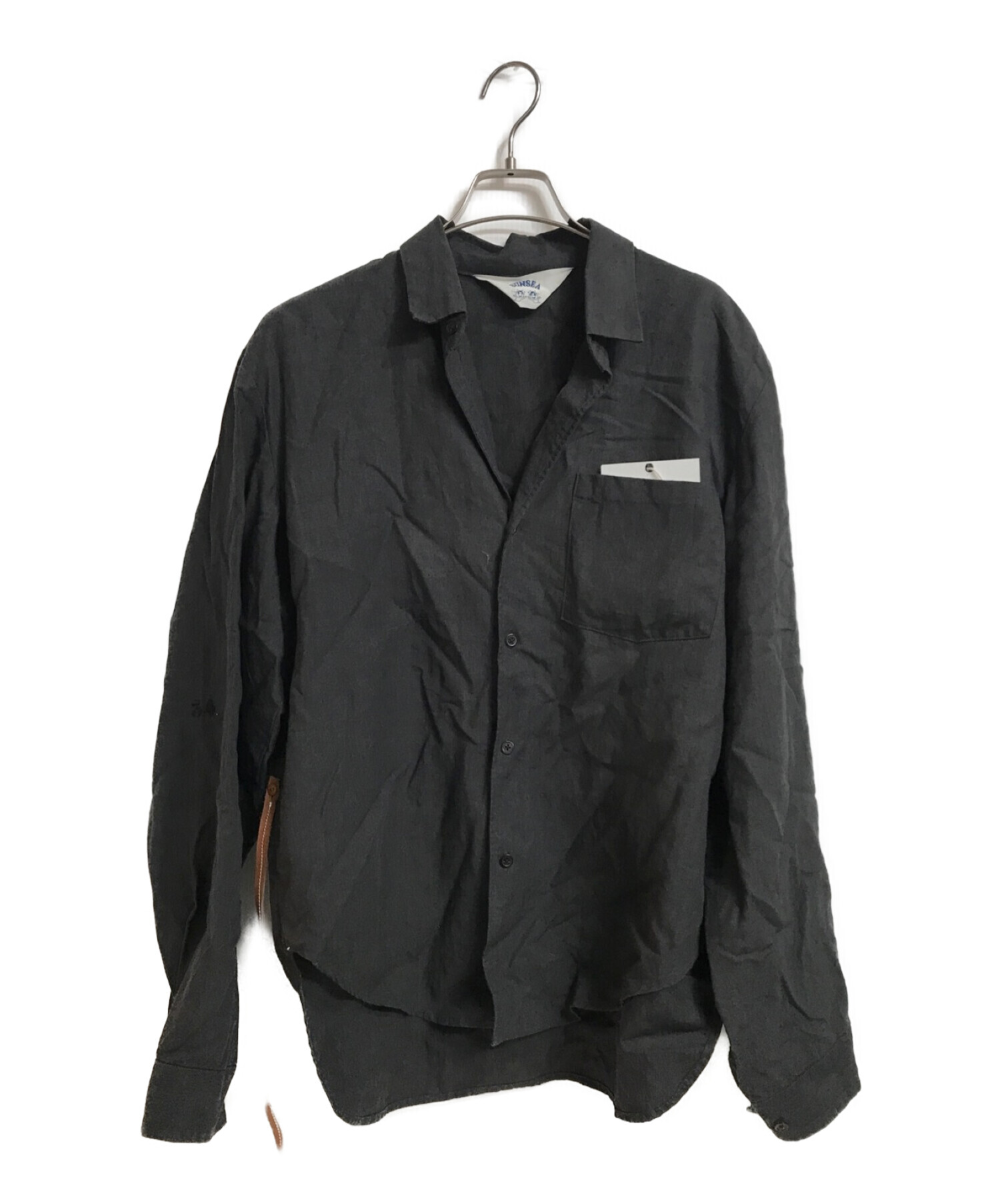 中古・古着通販】SUNSEA (サンシー) Johnny D．Linen Shirt グレー 