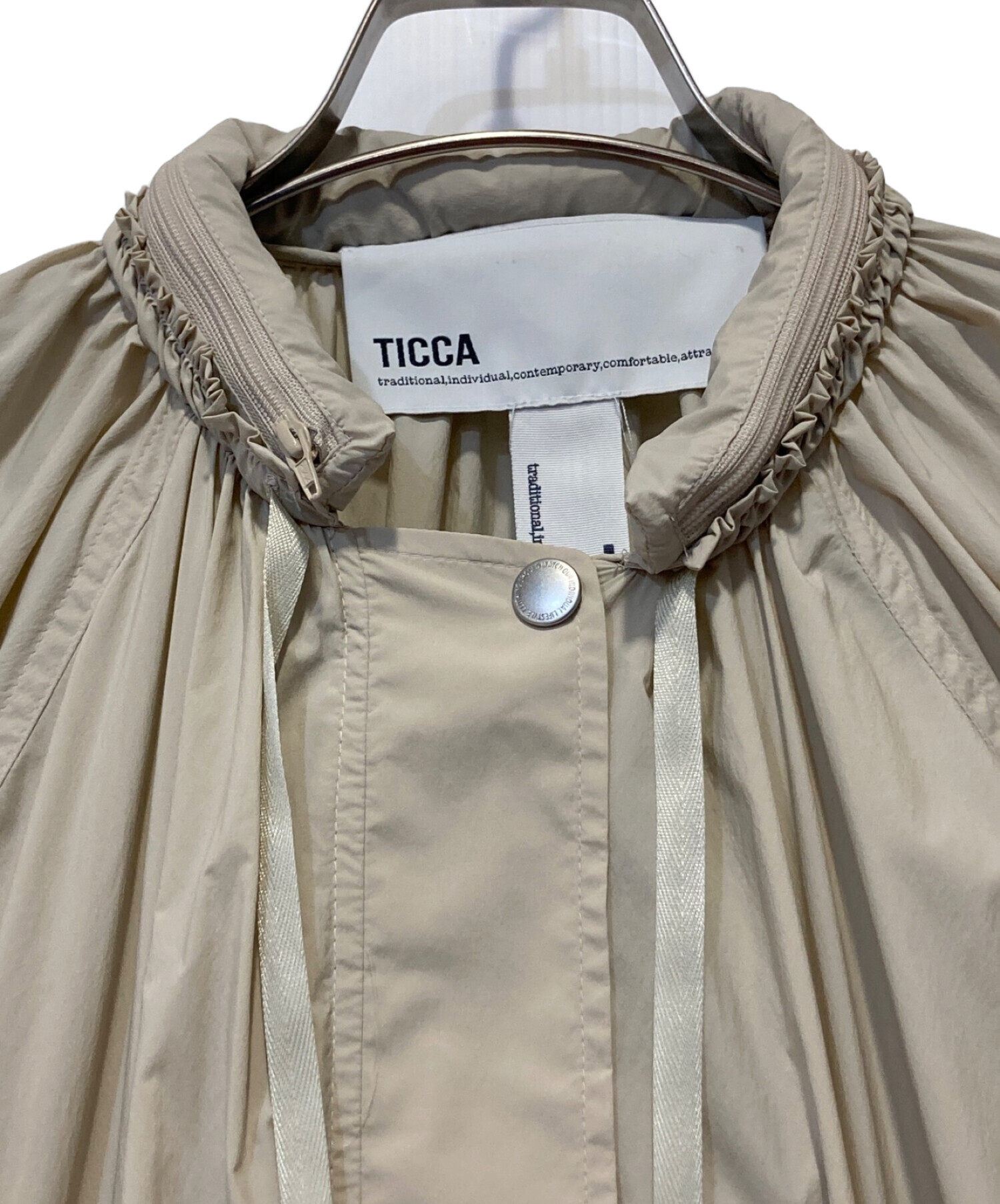 中古・古着通販】ticca (ティッカ) ナイロンマウンテンパーカー 