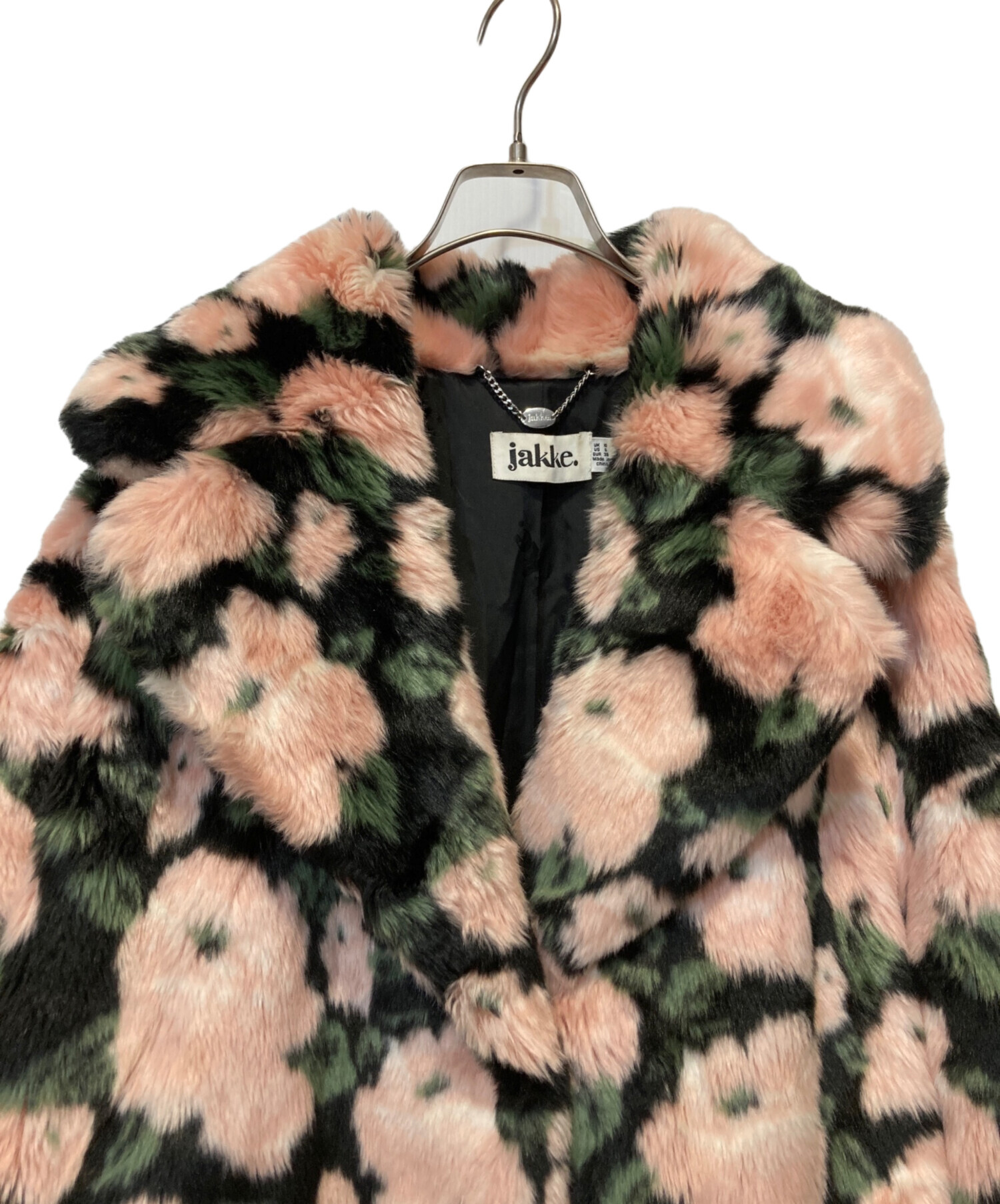 中古・古着通販】Jakke (ジャッキー) フローラルフェイクファー 