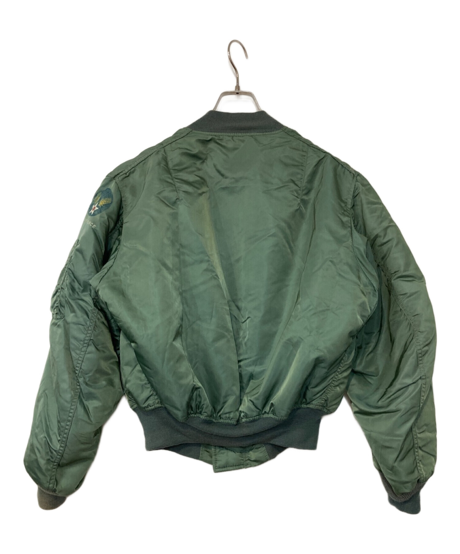 中古・古着通販】ALPHA (アルファ) MA-1ジャケット グリーン サイズ:L 