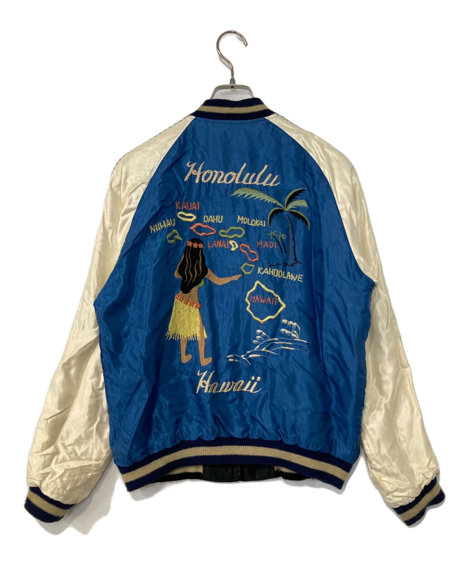 スカジャン 東洋エンタープライズ ハワイ ホノルル M品番 別珍 東洋