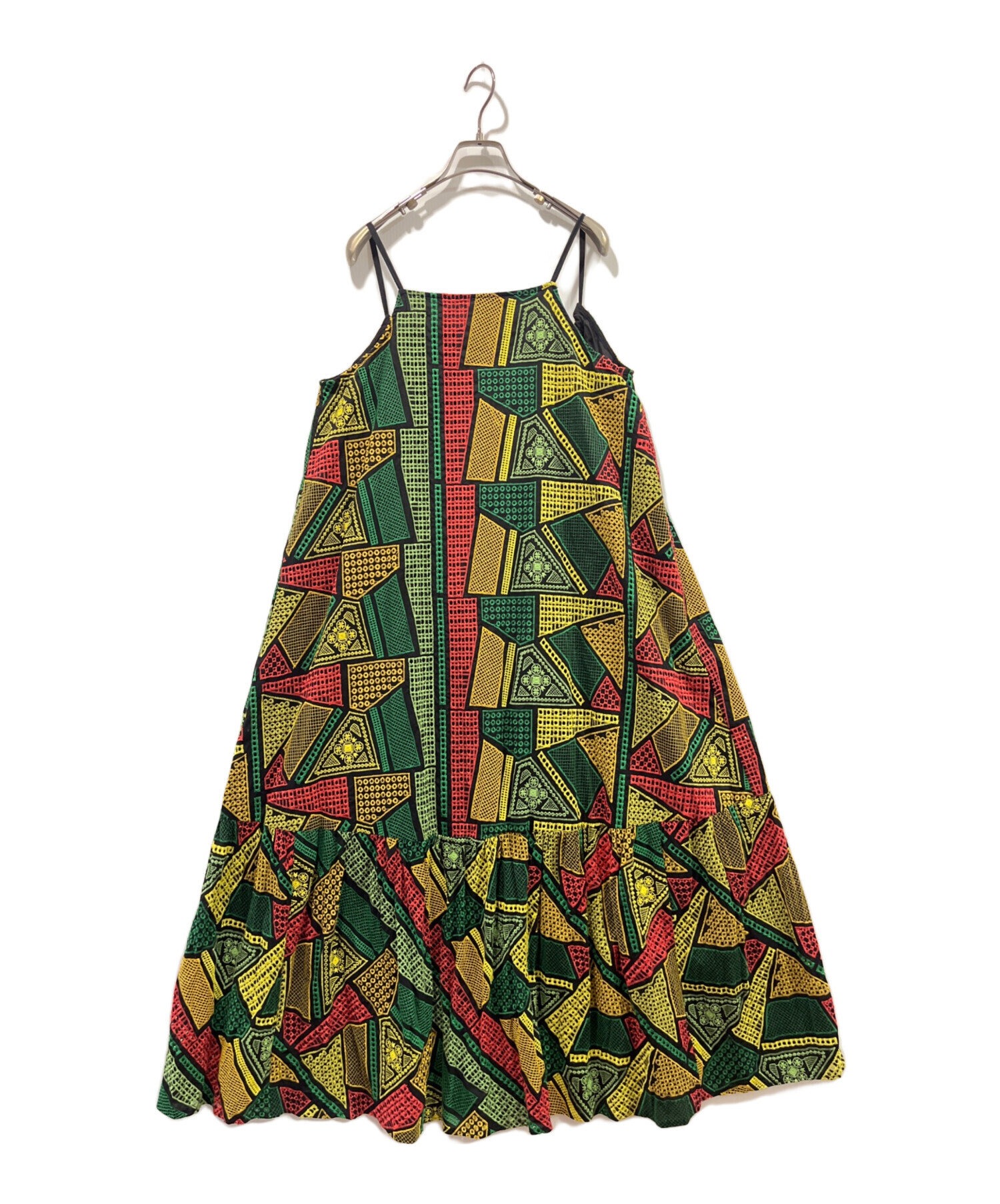 中古・古着通販】AMERI (アメリ) LINDA TURKEY ORGANIC DRESS ブラック 