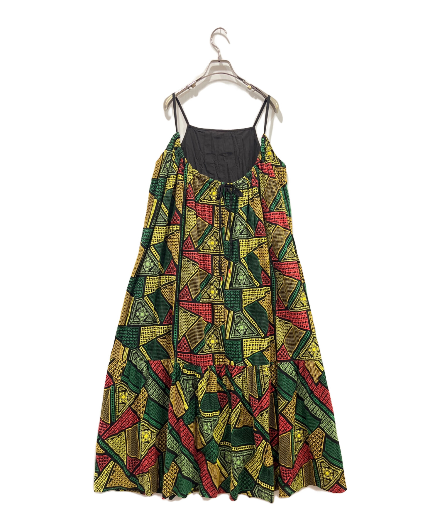 中古・古着通販】AMERI (アメリ) LINDA TURKEY ORGANIC DRESS ブラック 