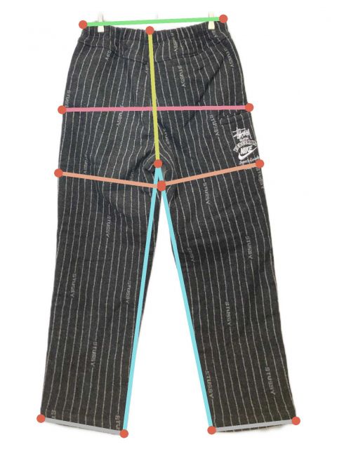中古・古着通販】NIKE (ナイキ) stussy (ステューシー) Stripe Wool 
