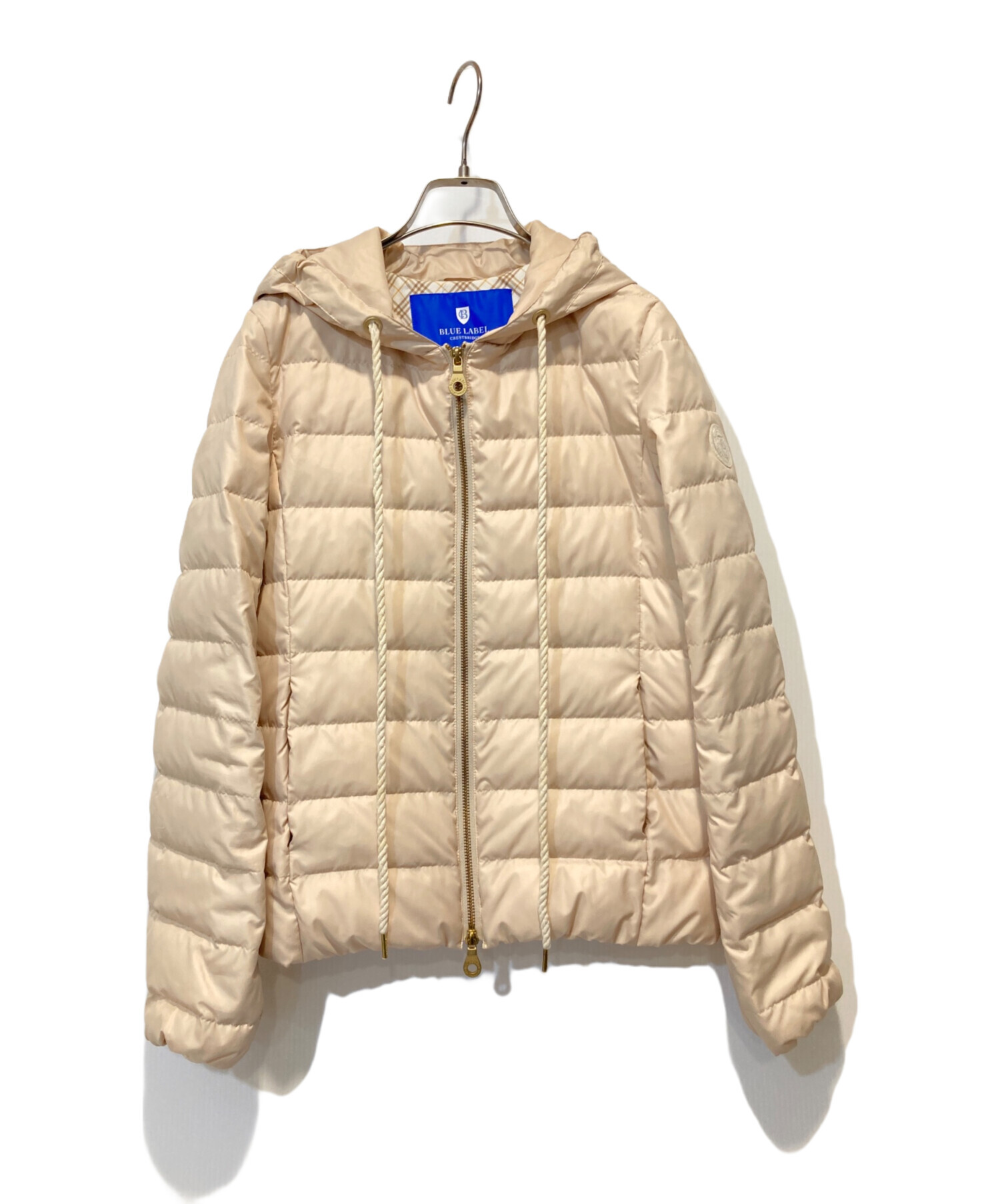 BLUE LABEL CRESTBRIDGE ダウンジャケット 38 ベージュ
