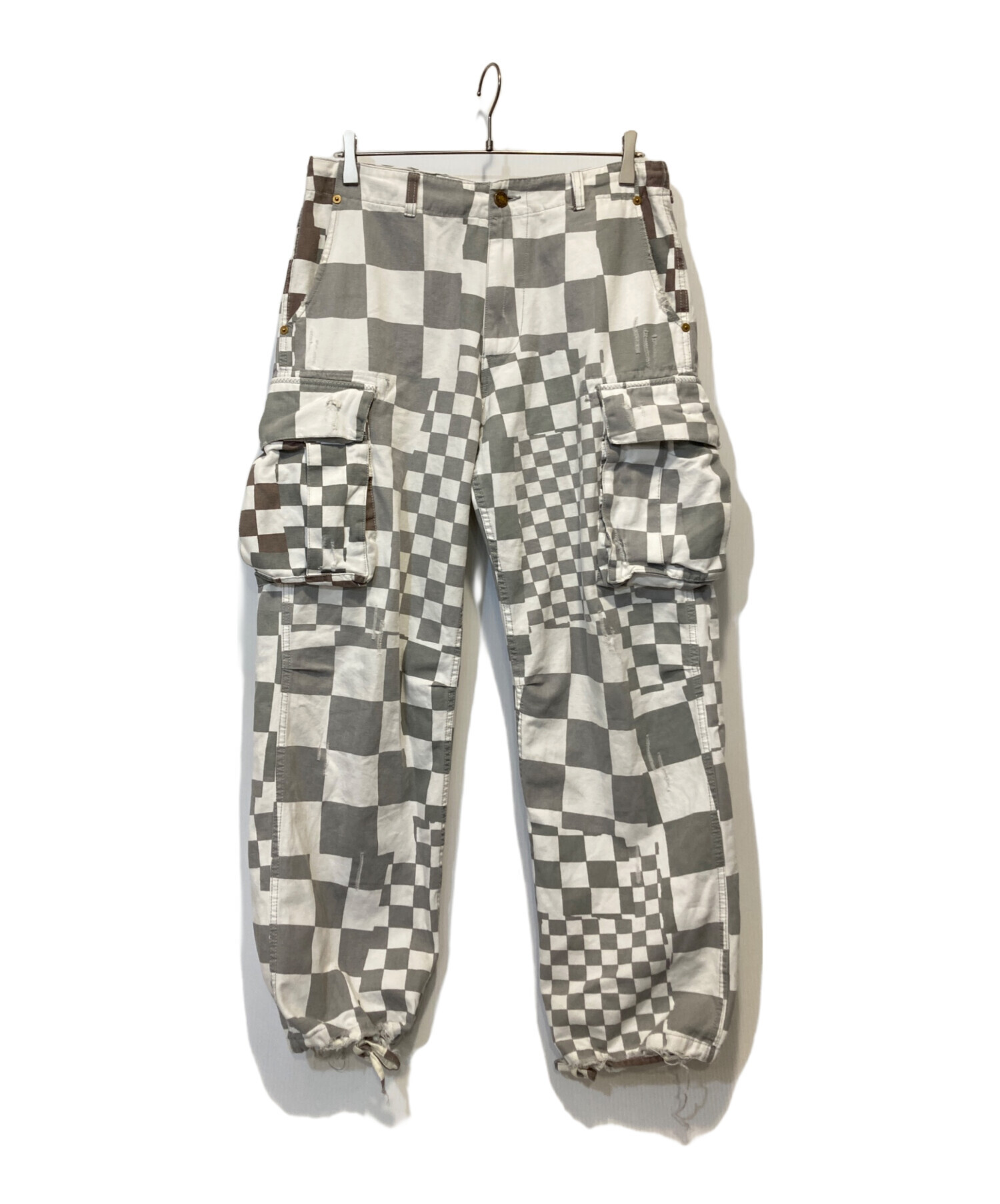 中古・古着通販】ERL (イーアールエル) Check Print Cargo Pants 