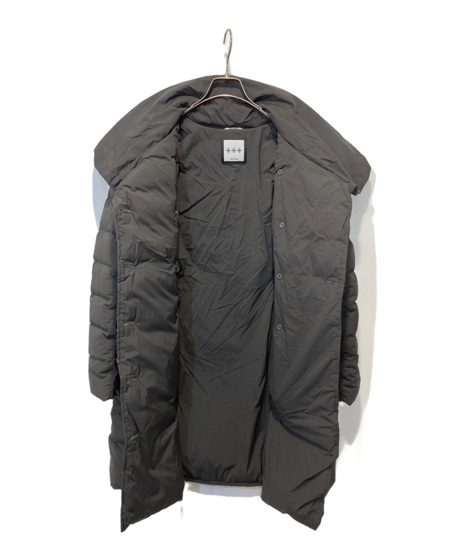 中古・古着通販】TATRAS (タトラス) ダウンコート グレー サイズ:03 