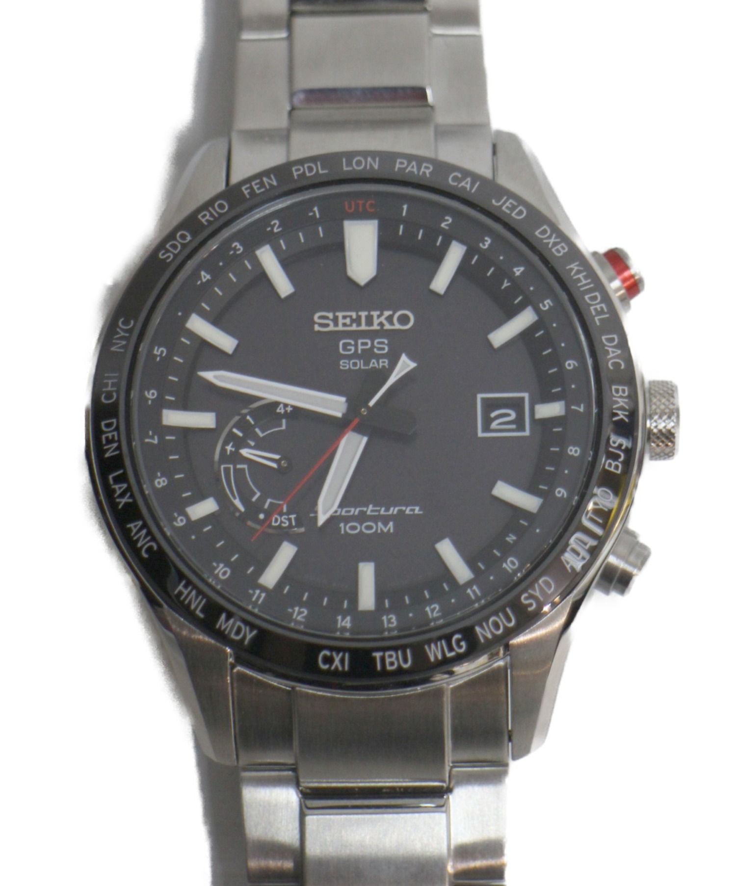 SEIKO (セイコー) 腕時計 ブラック アストロン 8X22-0AC0-2 GPSソーラー