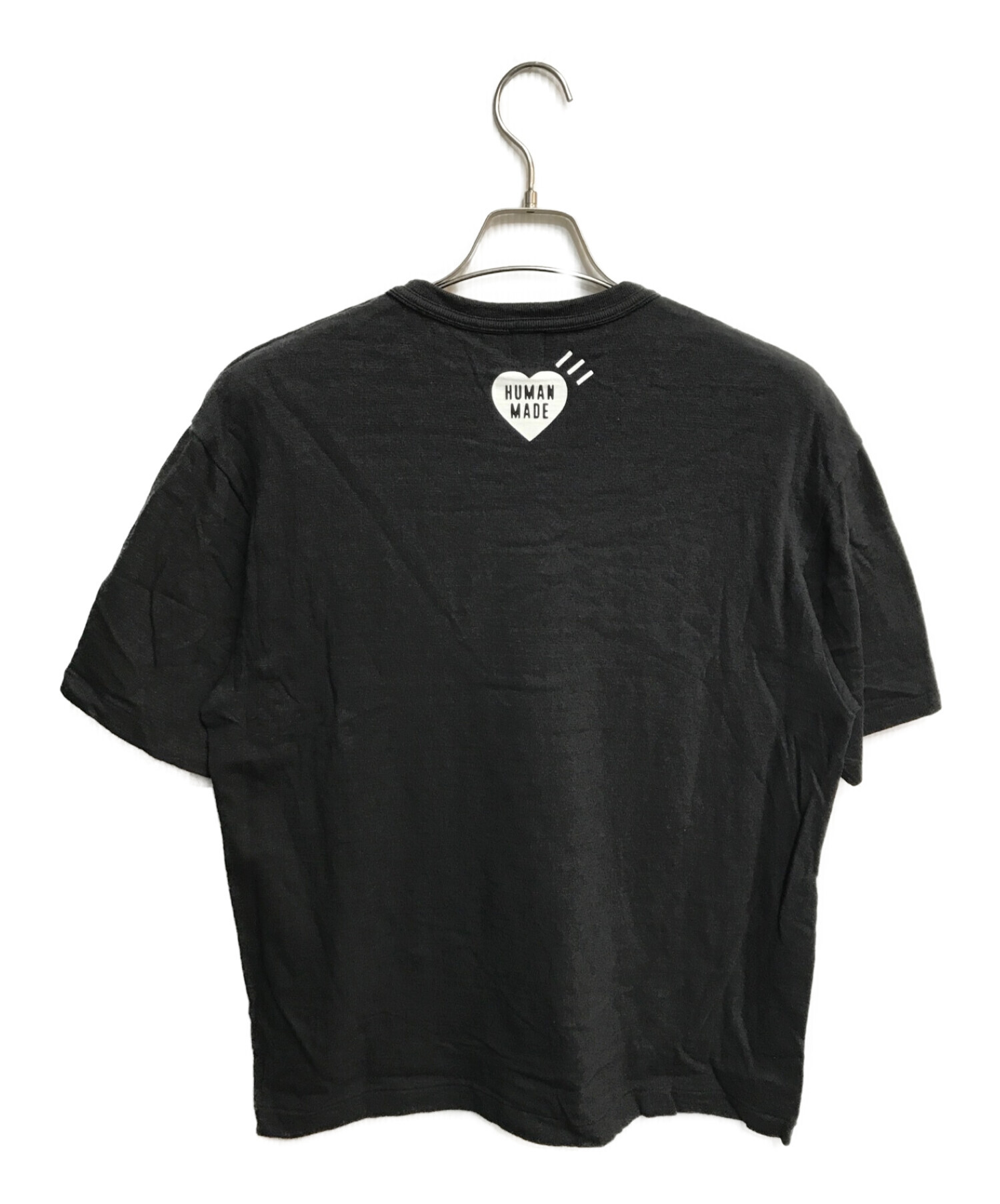 【送料込】human made フェイスロゴ　Tシャツ　黒　XL