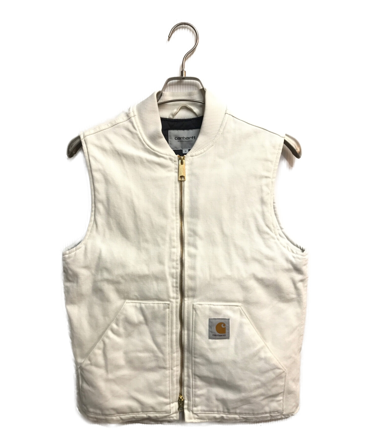 中古・古着通販】CarHartt (カーハート) ダック地ジップベスト 