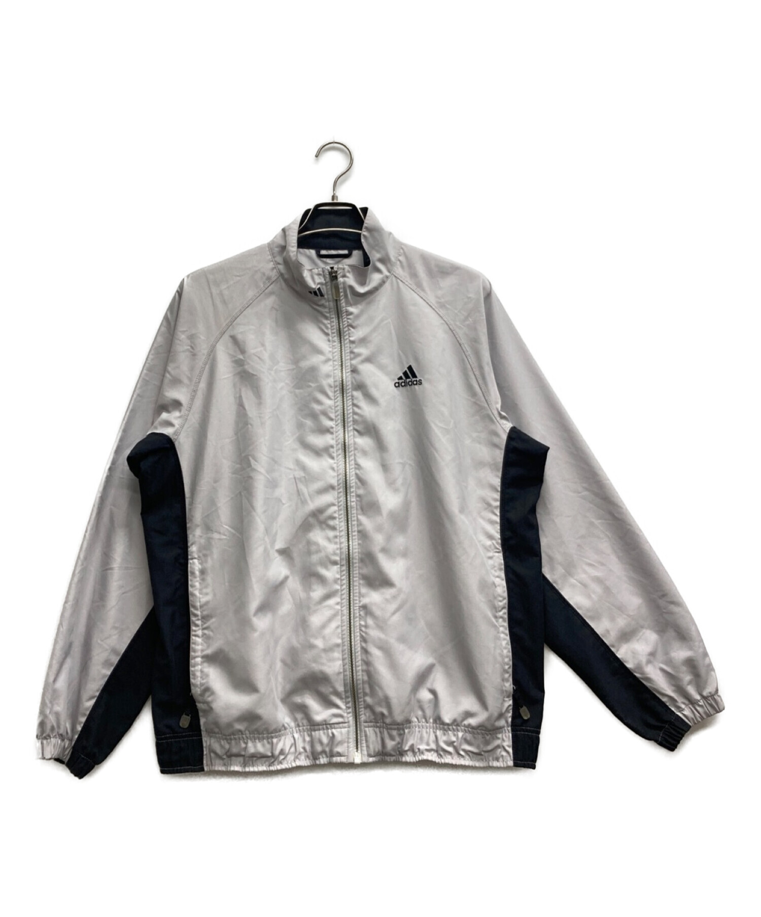 adidas track jacket 90s size L グレー