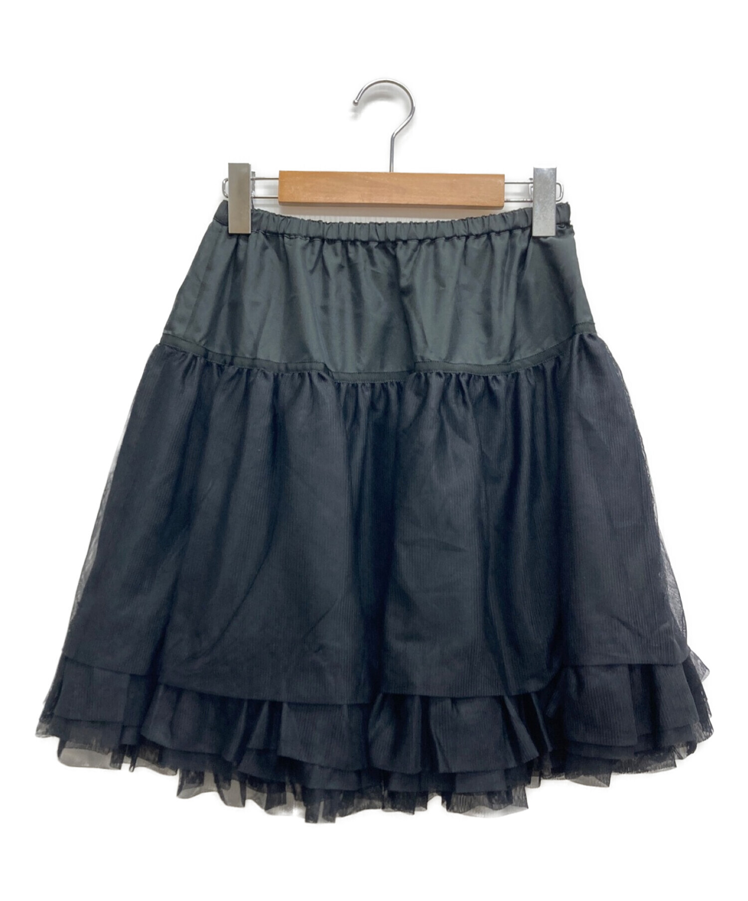 値下げ》CELINEシルクロングスカート未使用品 BLENHEIM タックフレア 