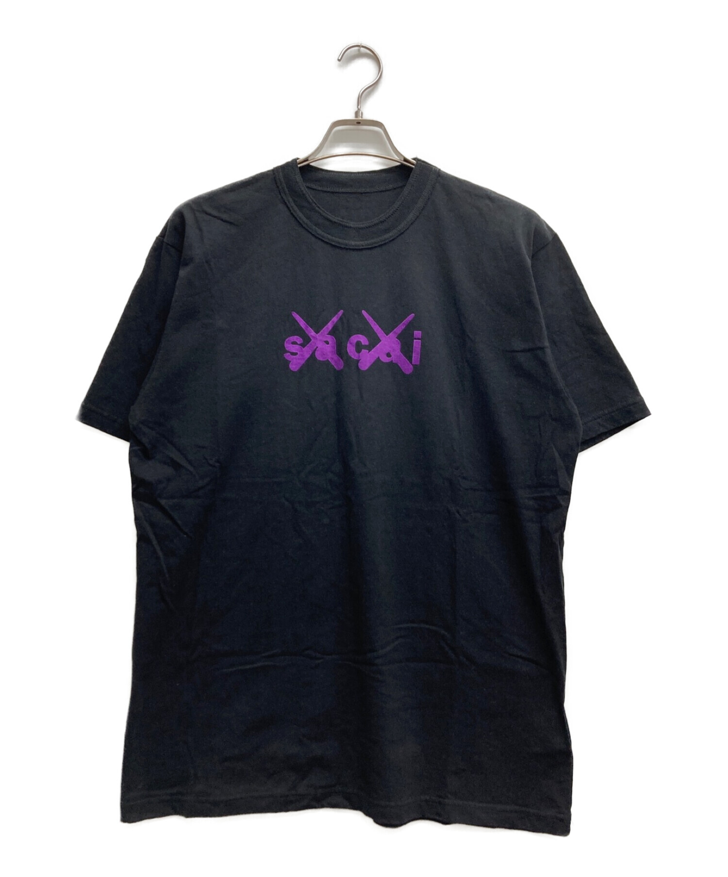 中古・古着通販】sacai (サカイ) KAWS (カウズ) フロックロゴTシャツ  