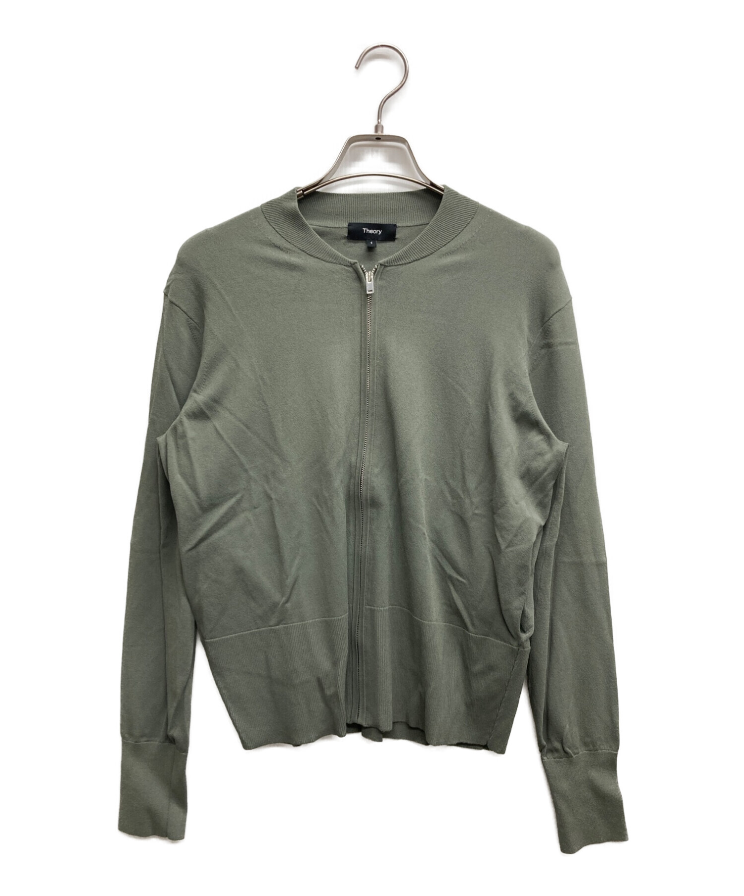 Theory★Compact Crepe Zip Up Bomber ジャケット Theory - Compact Crepe Zip Up Bomber / コンパクトクロップドジップ