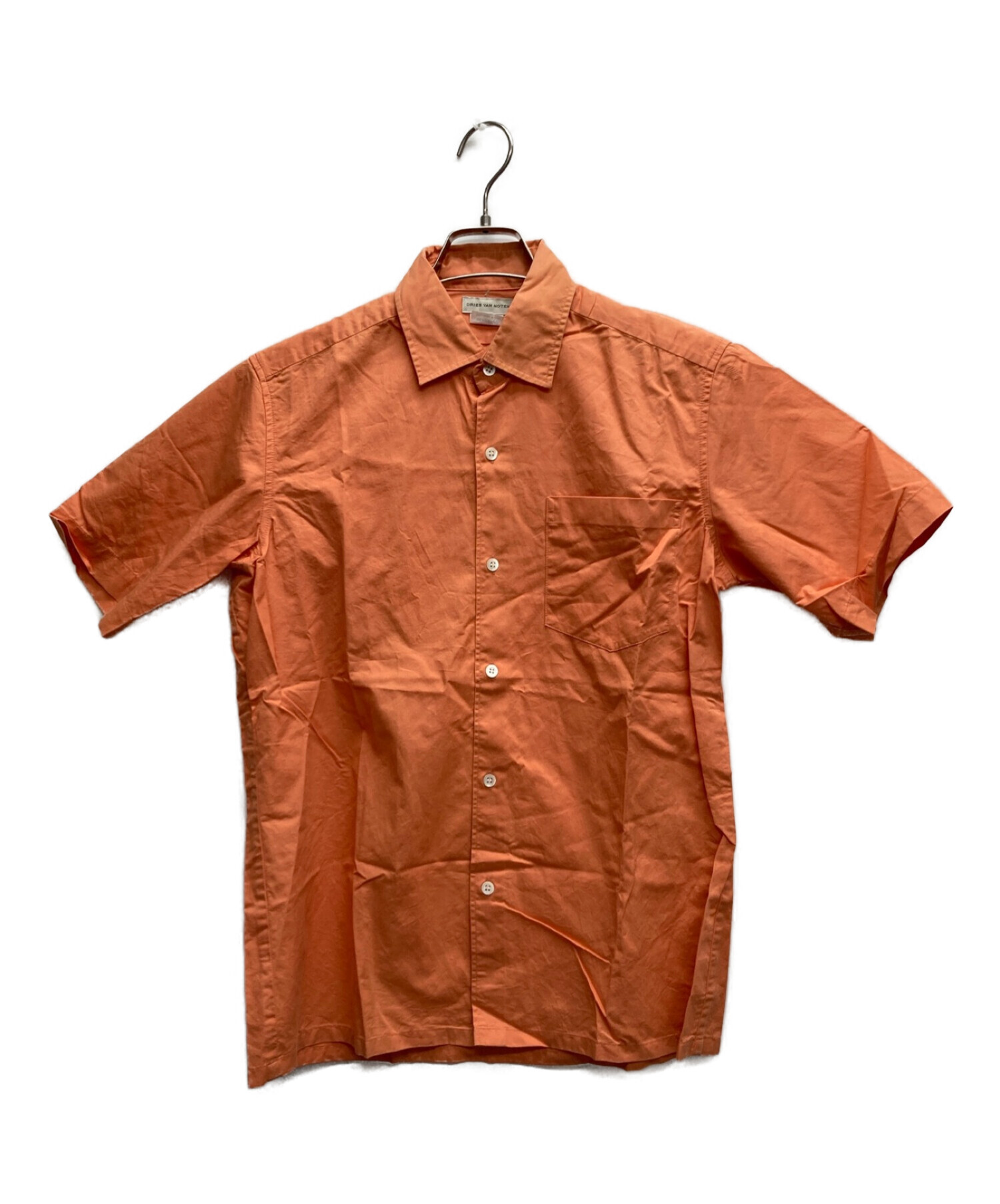 DRIES VAN NOTEN (ドリスヴァンノッテン) 半袖シャツ オレンジ サイズ:46