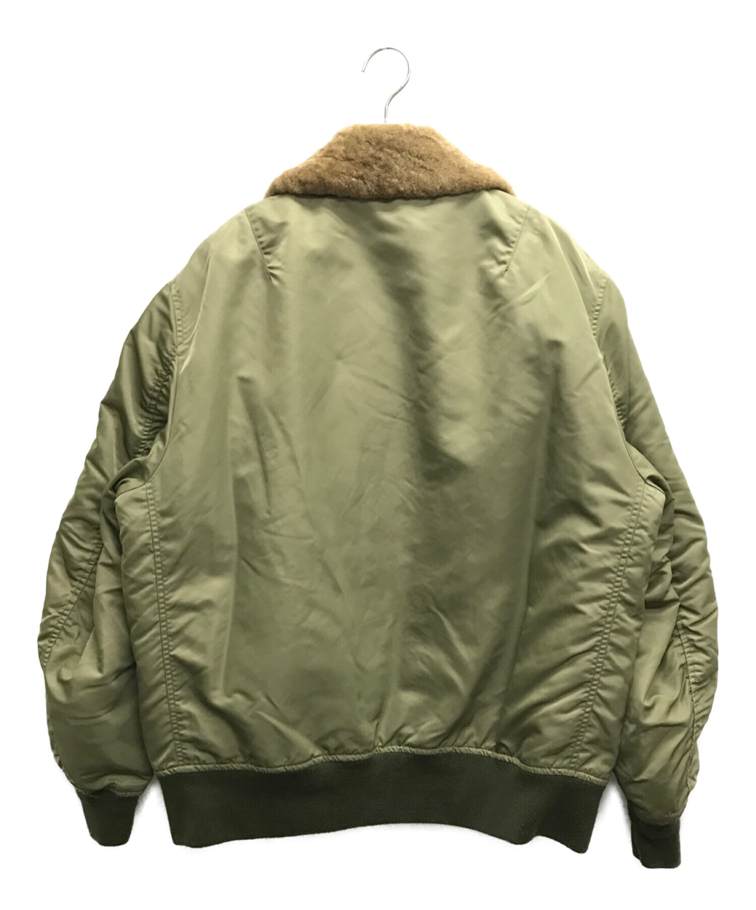 絶版品【waiper製B-15MODコットン/良品】ボンバージャケット 裏