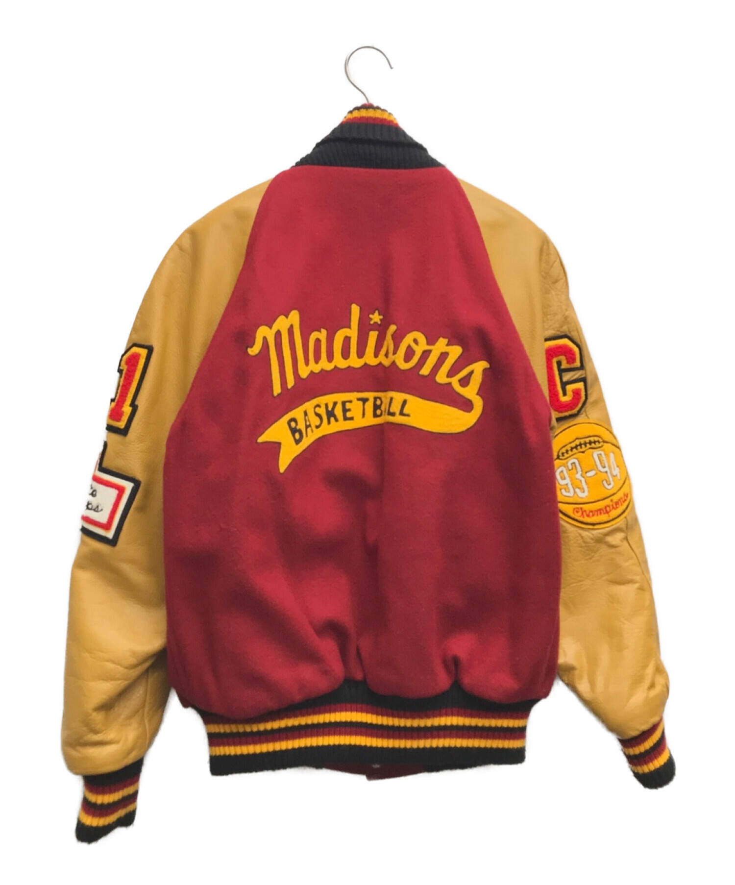 Hewitt ヴィンテージ 袖レザースタジアムジャンバーサイズ確認！ Hewitt ヴィンテージ 袖レザースタジアムジャンバーサイズ確認！