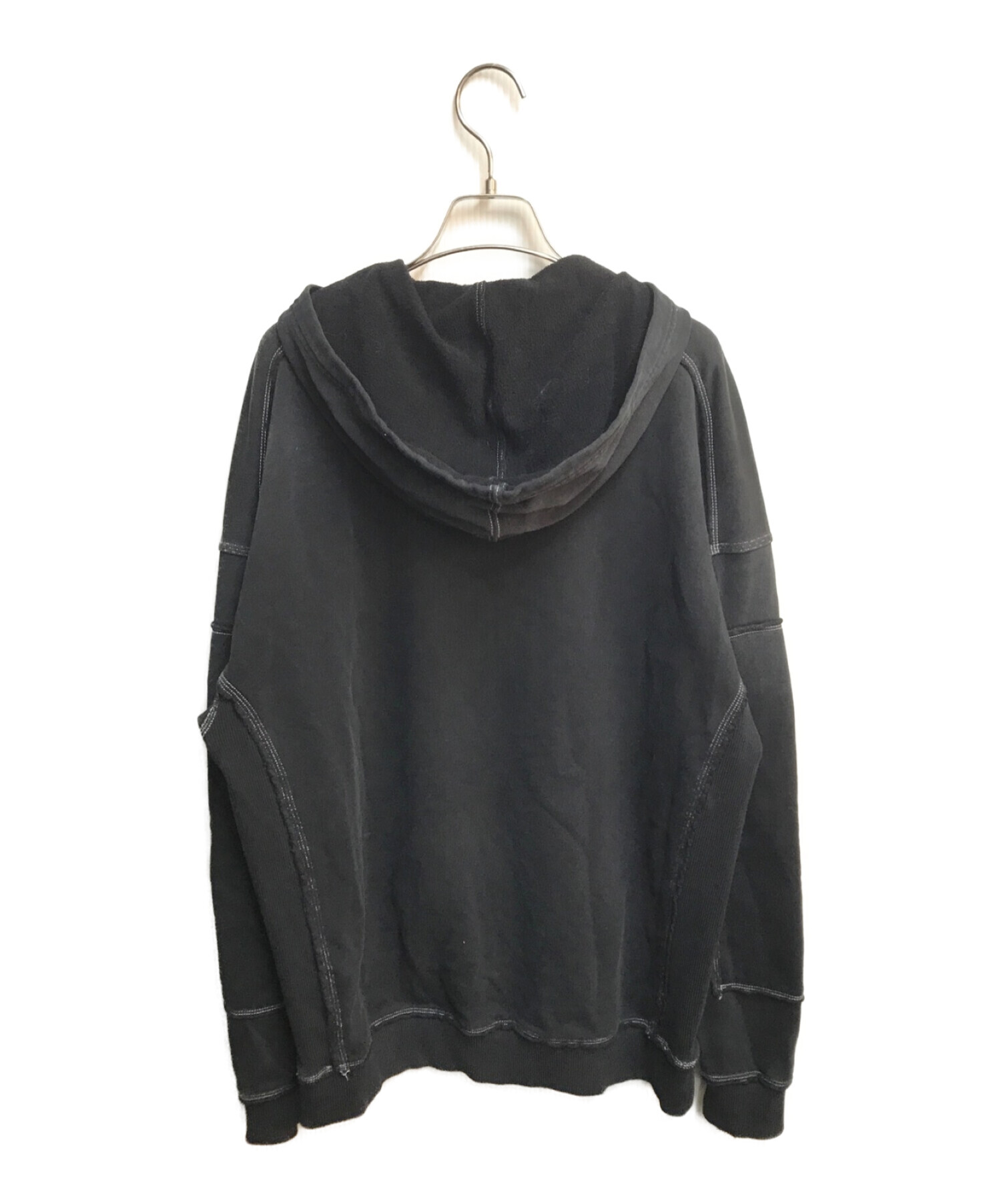 Givenchy ジバンシーダメージ加工パーカーブラック