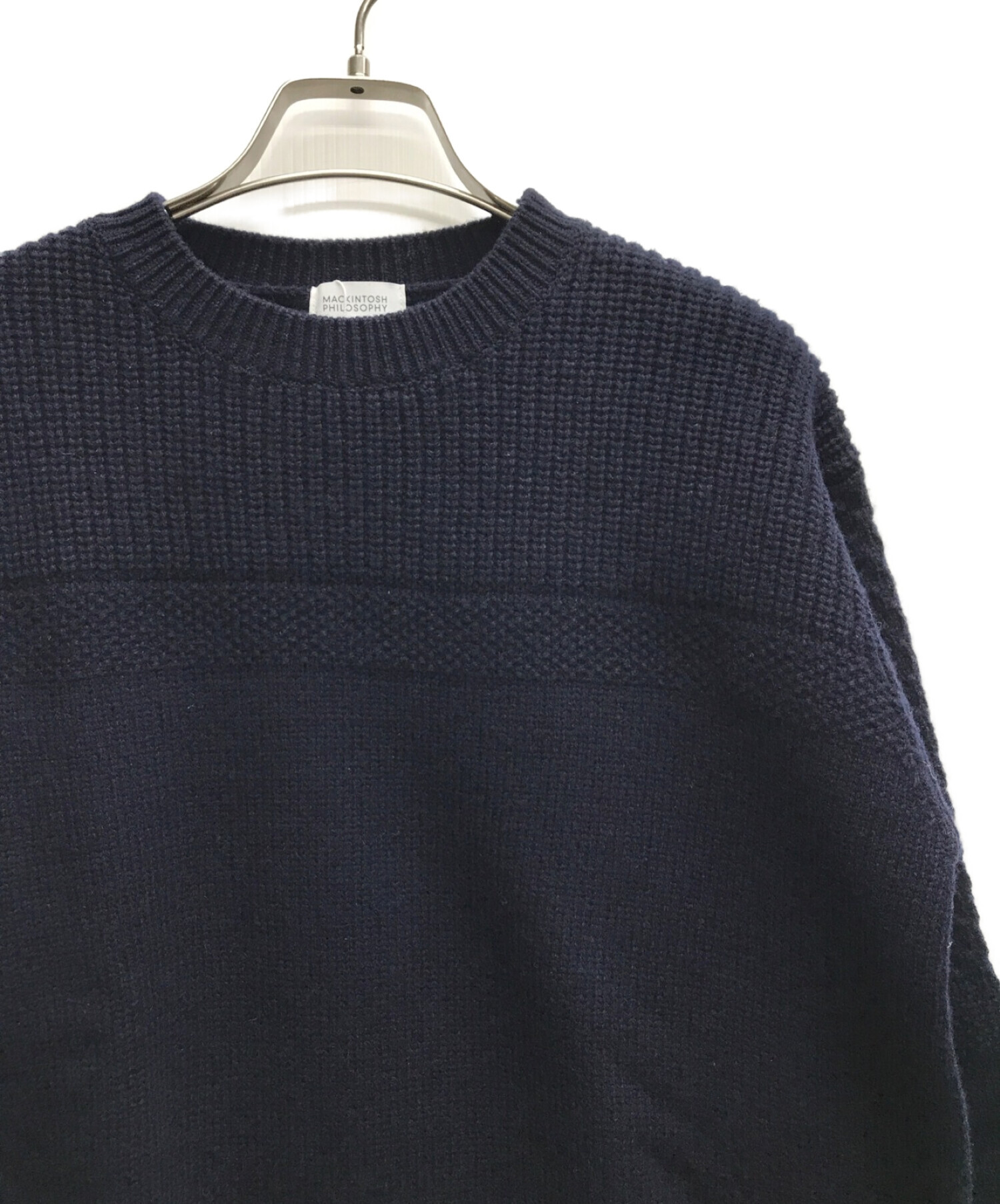 MACKINTOSH PHILOSOPHY ローゲージミックスニットプルオーバー MACKINTOSH PHILOSOPHY ローゲージミックスニットプルオーバー