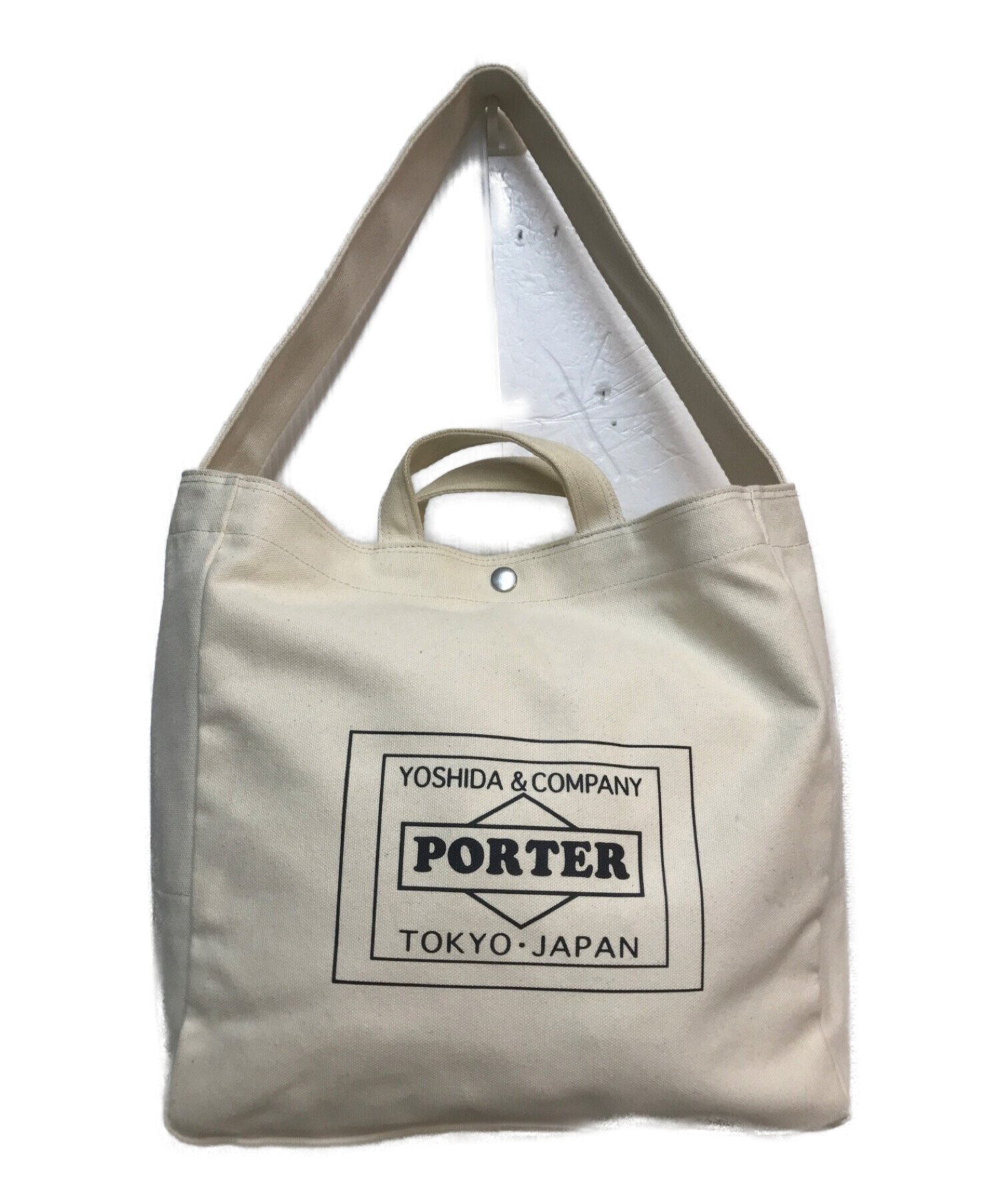 中古・古着通販】PORTER (ポーター) 2WAYキャンバスショルダーバッグ 