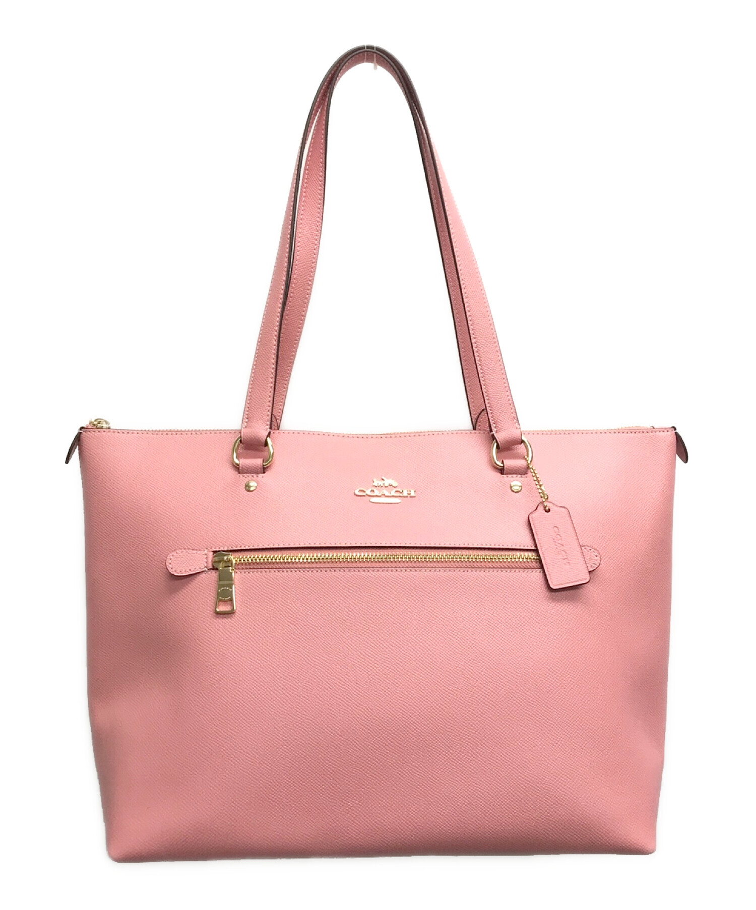 中古・古着通販】COACH (コーチ) レザートートバッグ ピンク｜ブランド 
