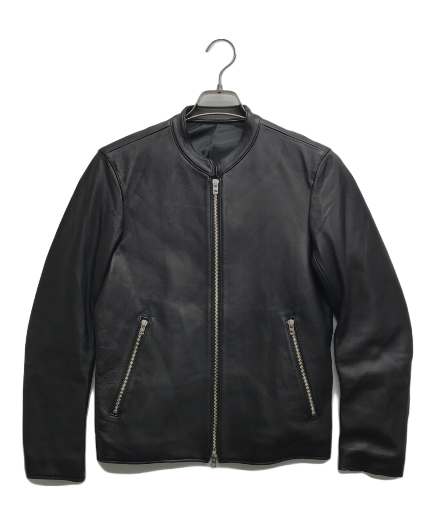中古・古着通販】LIDnM (リドム) ラムレザーシングルライダース 
