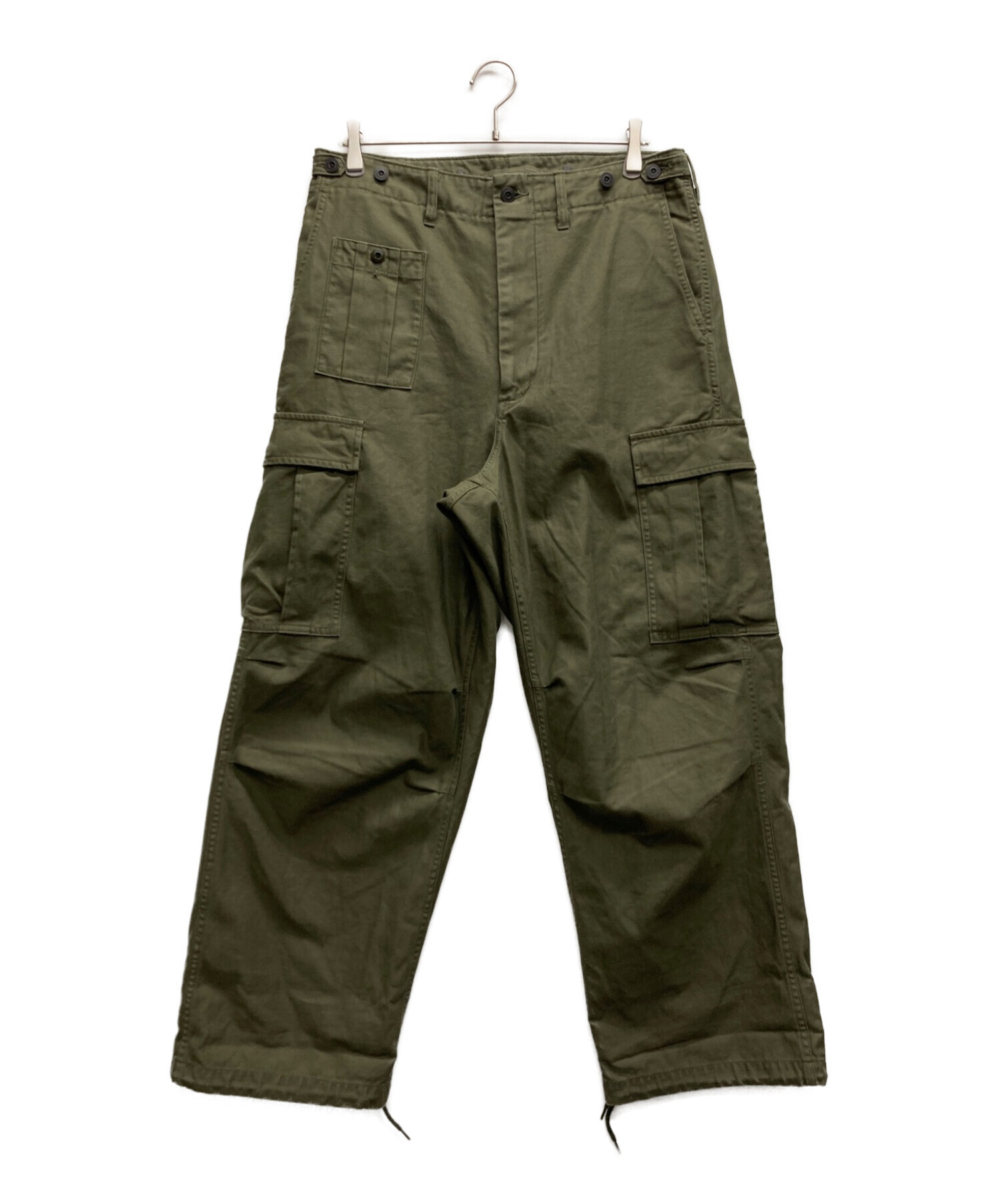 ナイジェルケーボン　アーミーカーゴパンツ　size34 ナイジェル・ケーボン ウーマン (SIZE: W26 - W30) ARMY CARGO PANT BACK SATIN 2 COLORS MAIN  LINE カーゴパンツ NIGEL CABOURN WOMAN | SPEEDWAY