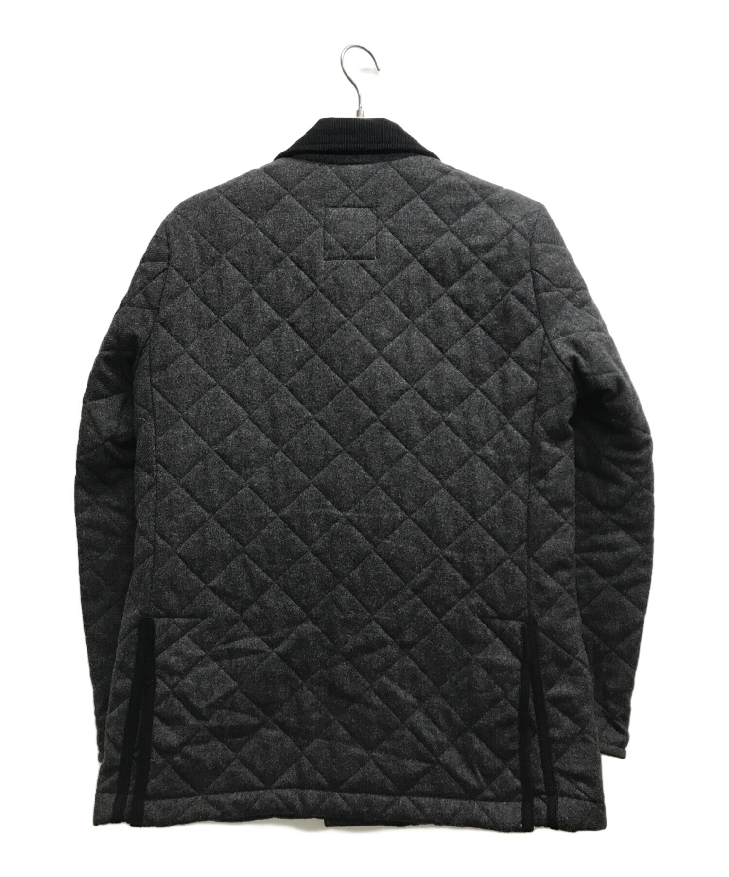 LAVENHAM ラベンハム フード付きグレーキルティングベスト 10（38