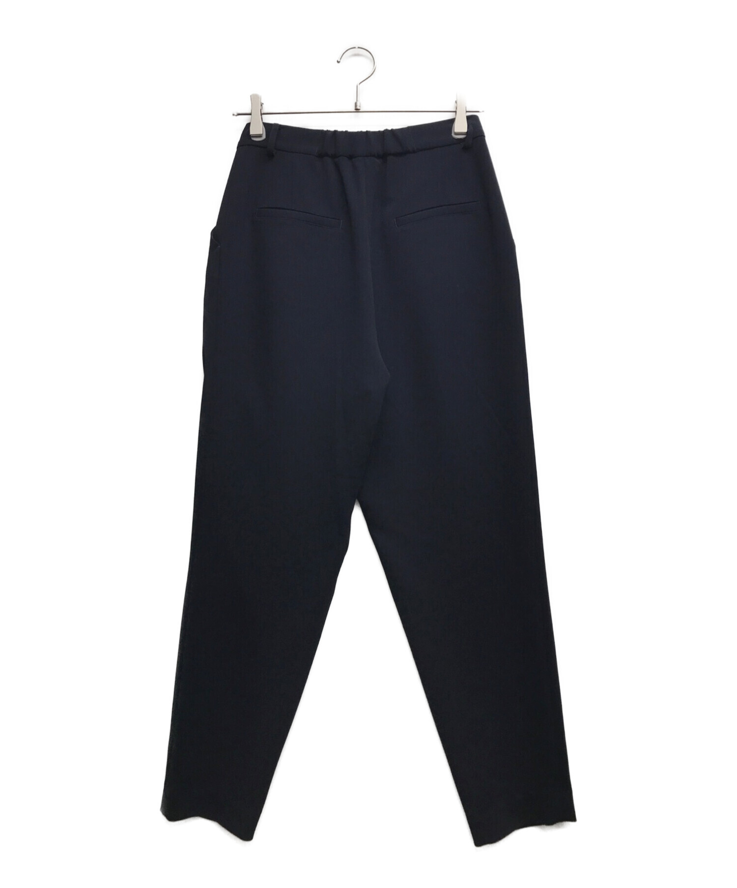 中古・古着通販】SOEJU (ソージュ) タックパンツ ネイビー サイズ:M  
