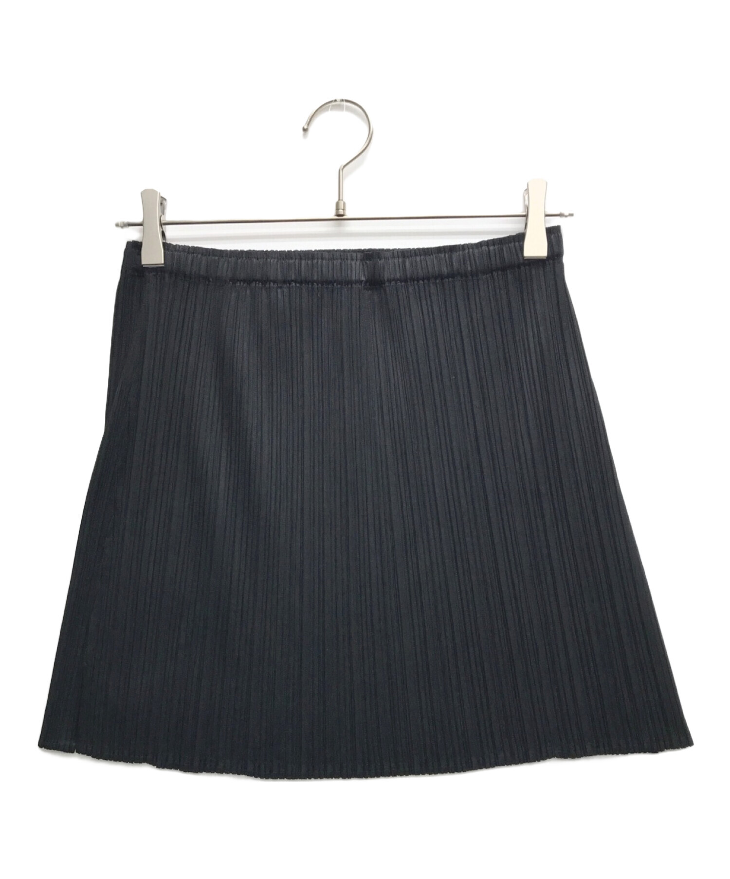 プリーツプリーズ PLEATS PLEASE ミニスカート サイズF - 黒 