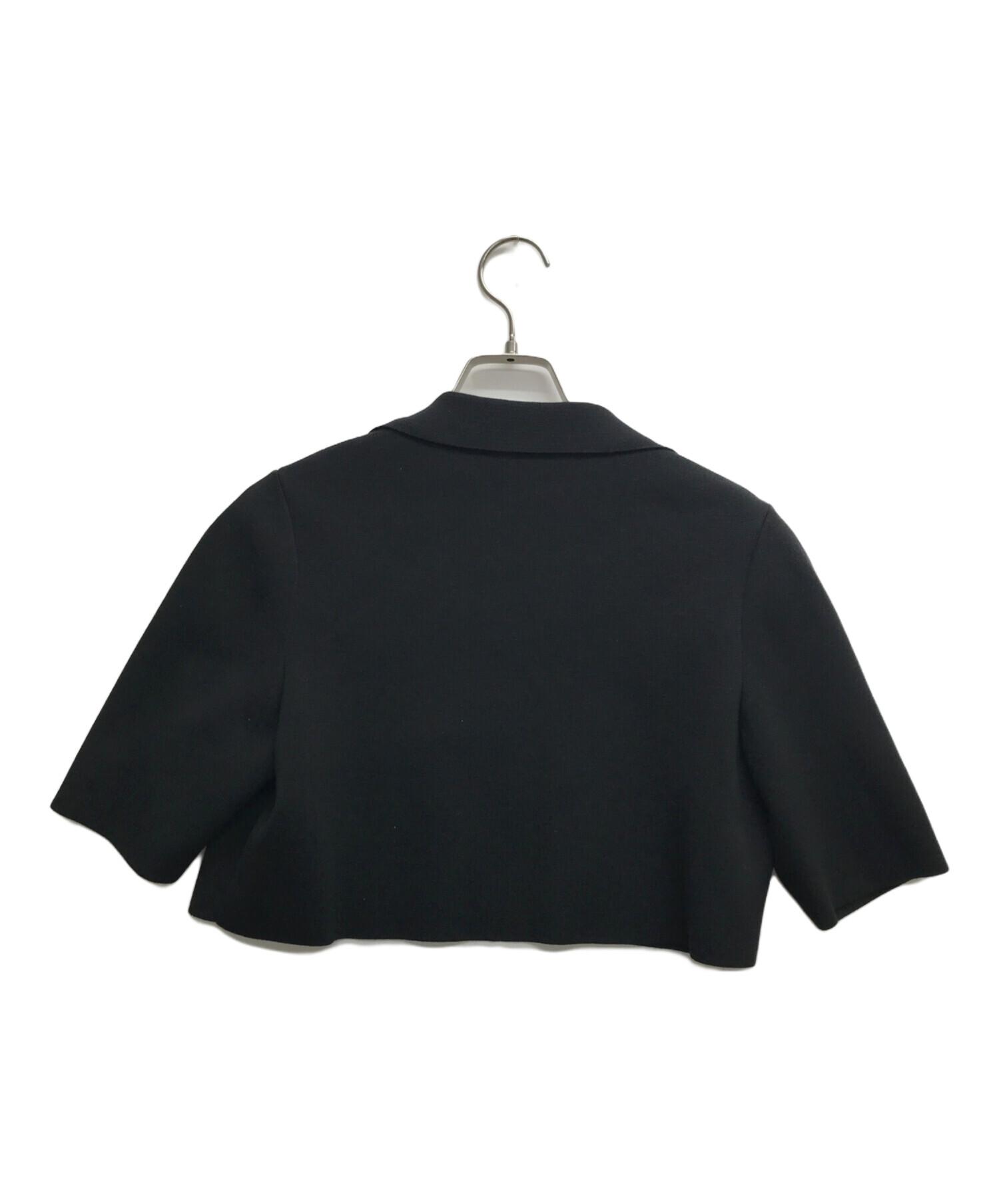 中古・古着通販】FOXEY (フォクシー) ボレロカーディガン ブラック 