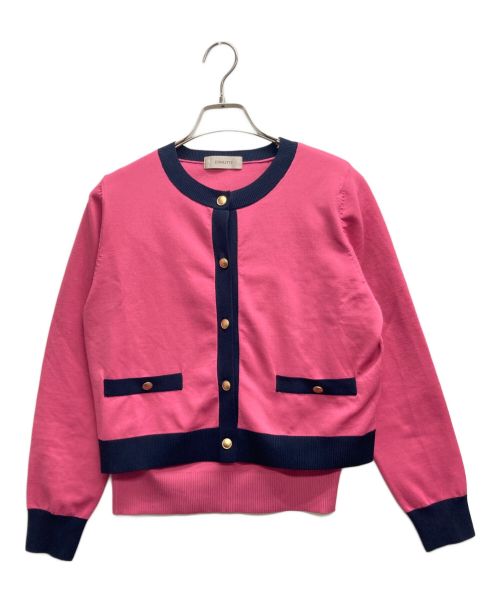 新品タグ付き』MISTREASSピンク ていたし ロングシャギー アンサンブル