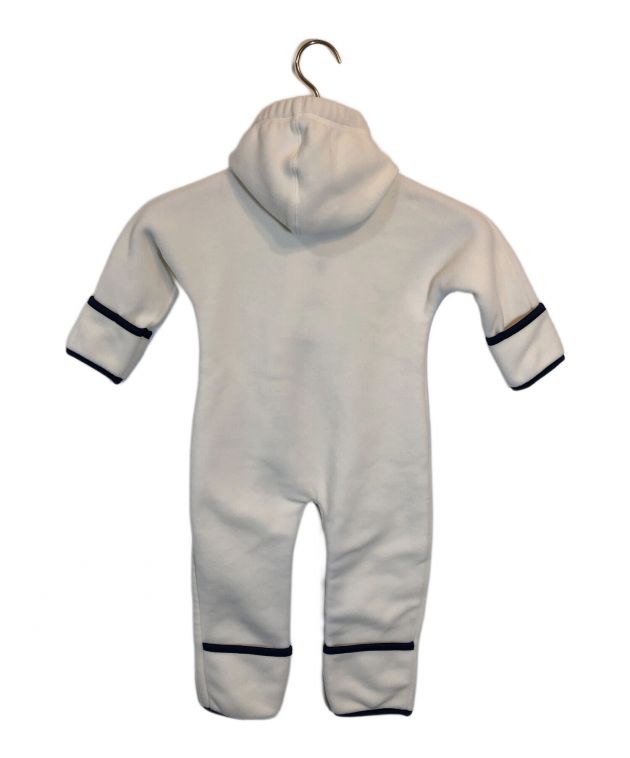 MONCLER フリースロンパース ホワイト