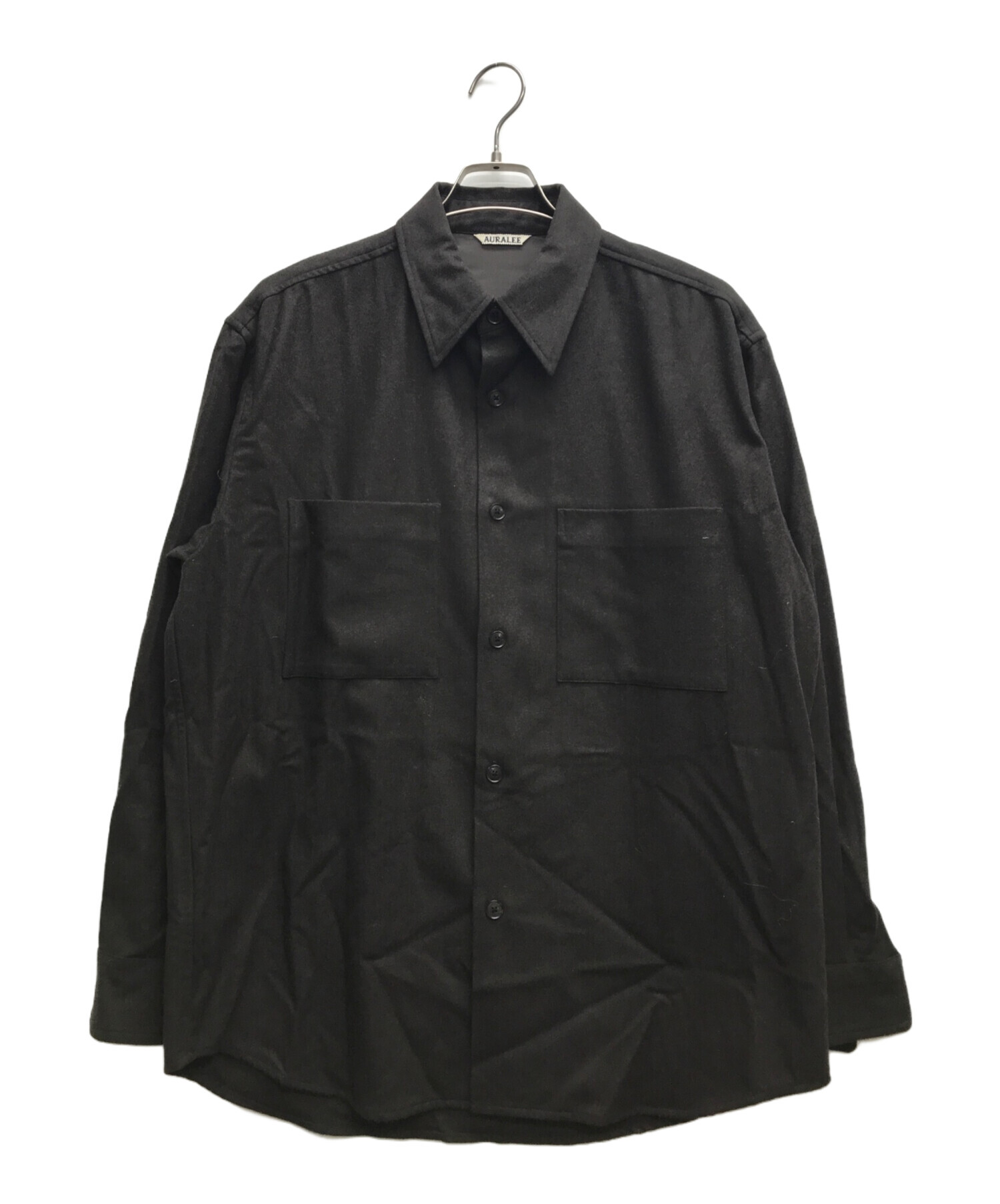 中古・古着通販】AURALEE (オーラリー) WOOL FULLING FLANNEL SHIRTS 