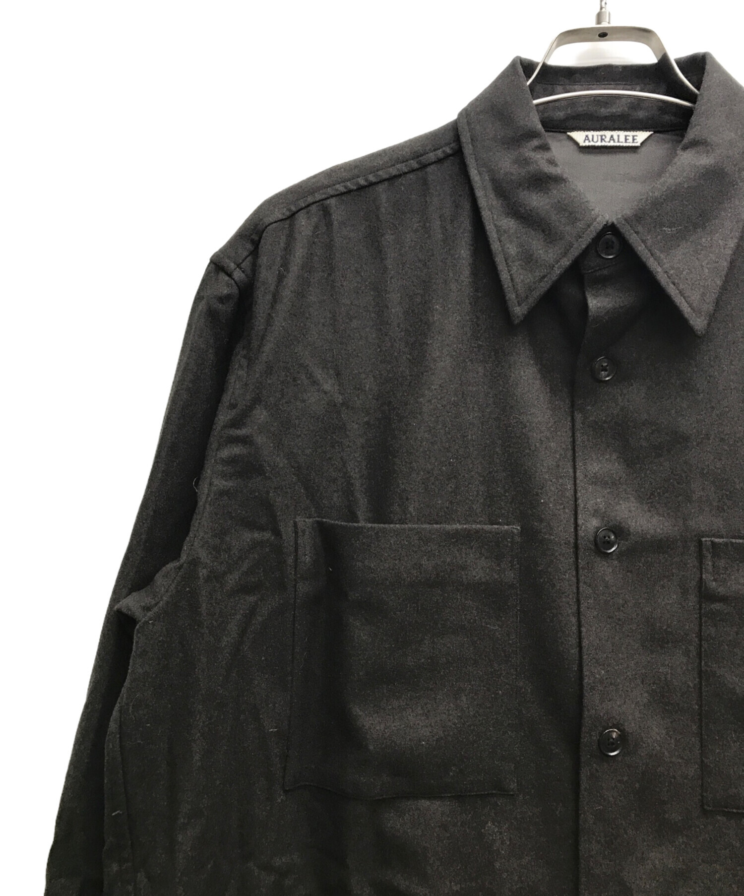 中古・古着通販】AURALEE (オーラリー) WOOL FULLING FLANNEL SHIRTS 