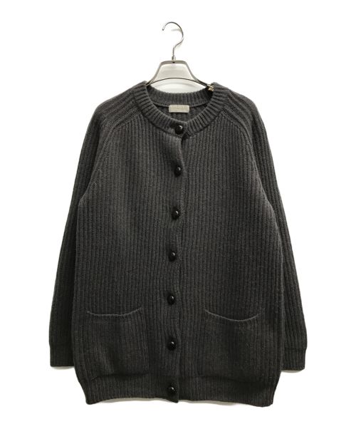 【マーガレットハウエル】 カシミヤ混 ニットカーディガン 日本製　M MARGARET HOWELL マーガレットハウエル カシミヤ混カーディガン
