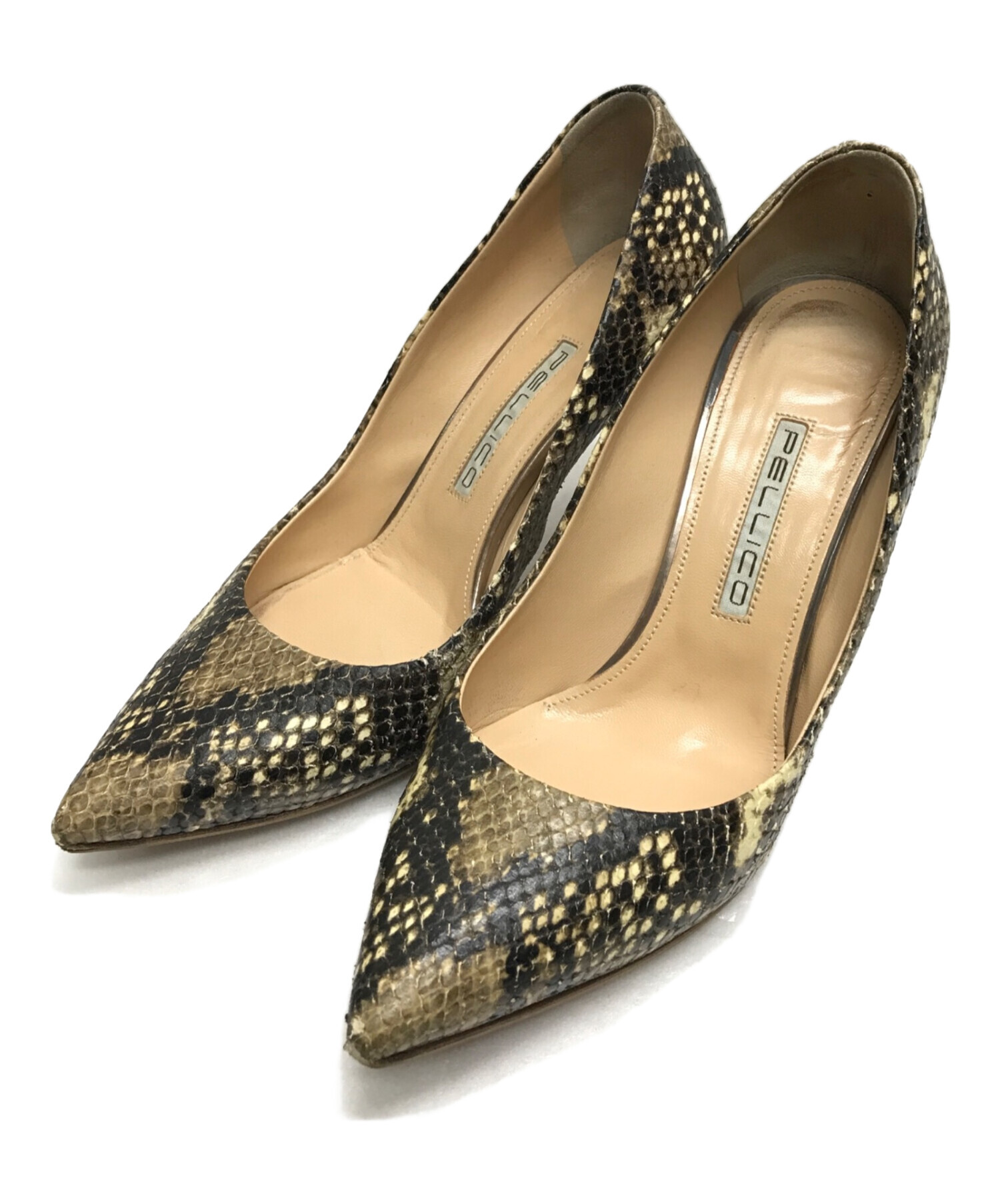 パンプスPELLICOペリーコパイソン