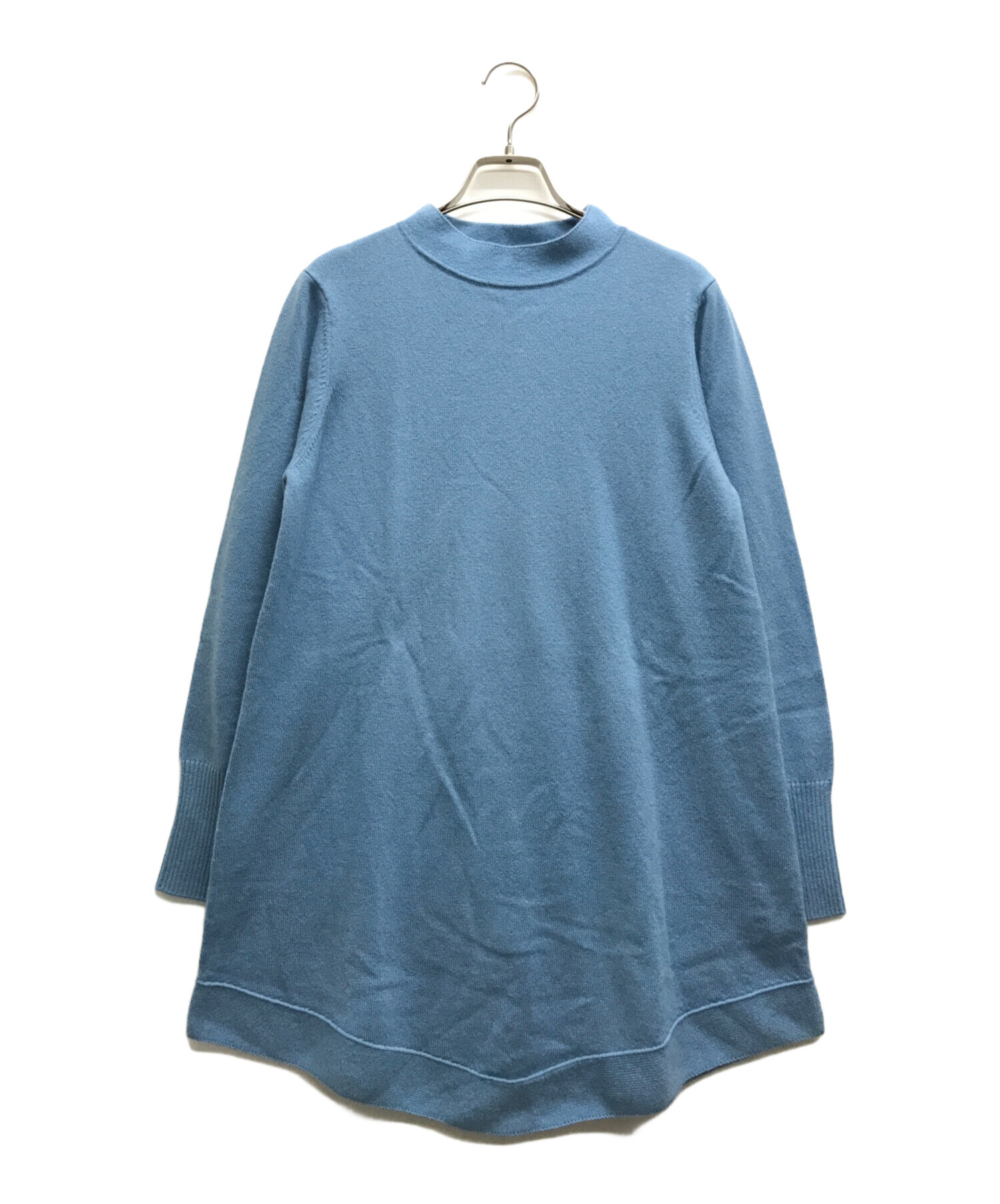 中古・古着通販】theory (セオリー) カシミヤニットワンピース スカイ  