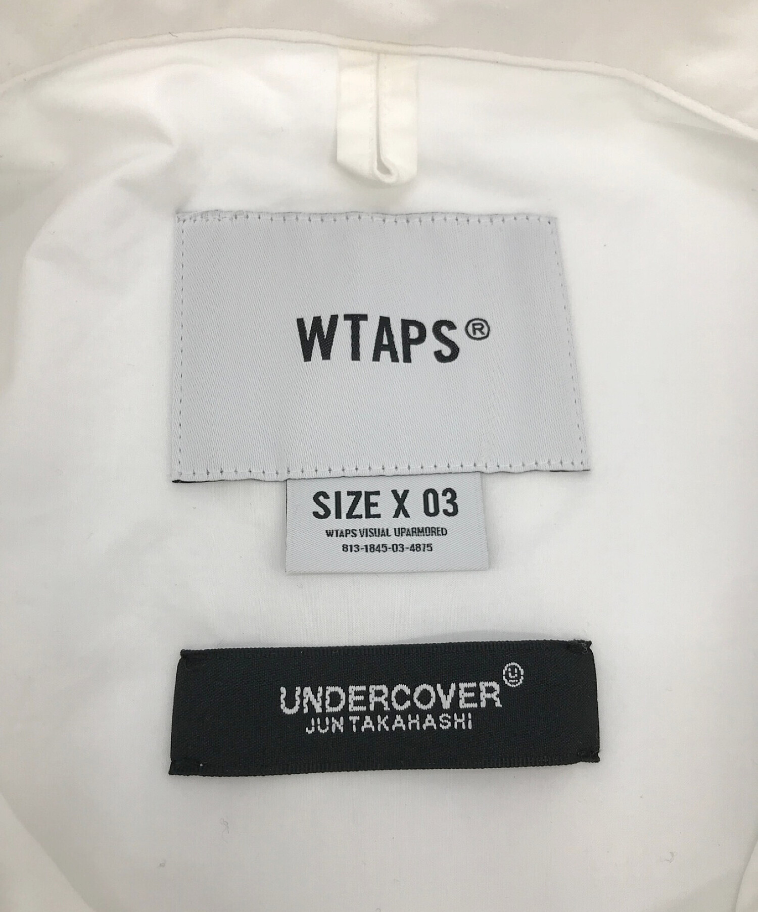 WTAPS×UNDERCOVER (ダブルタップス×アンダーカバー) コラボone on oneシャツ ホワイト サイズ:X 03
