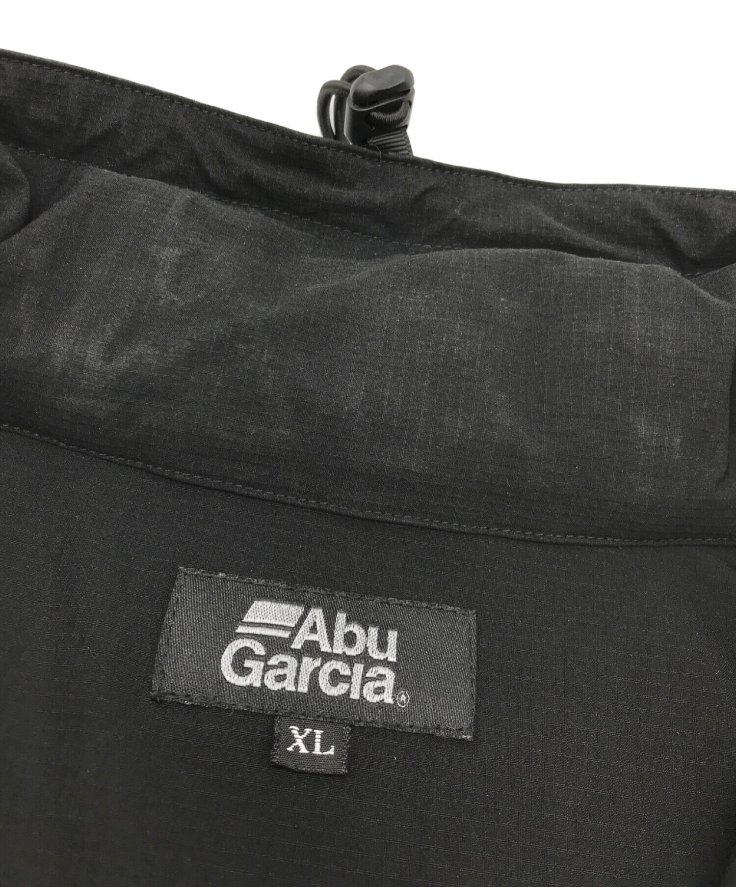 Abu Garcia (アブガルシア) ウォーターレジスタントアノラックフーディ ブラック サイズ:XL