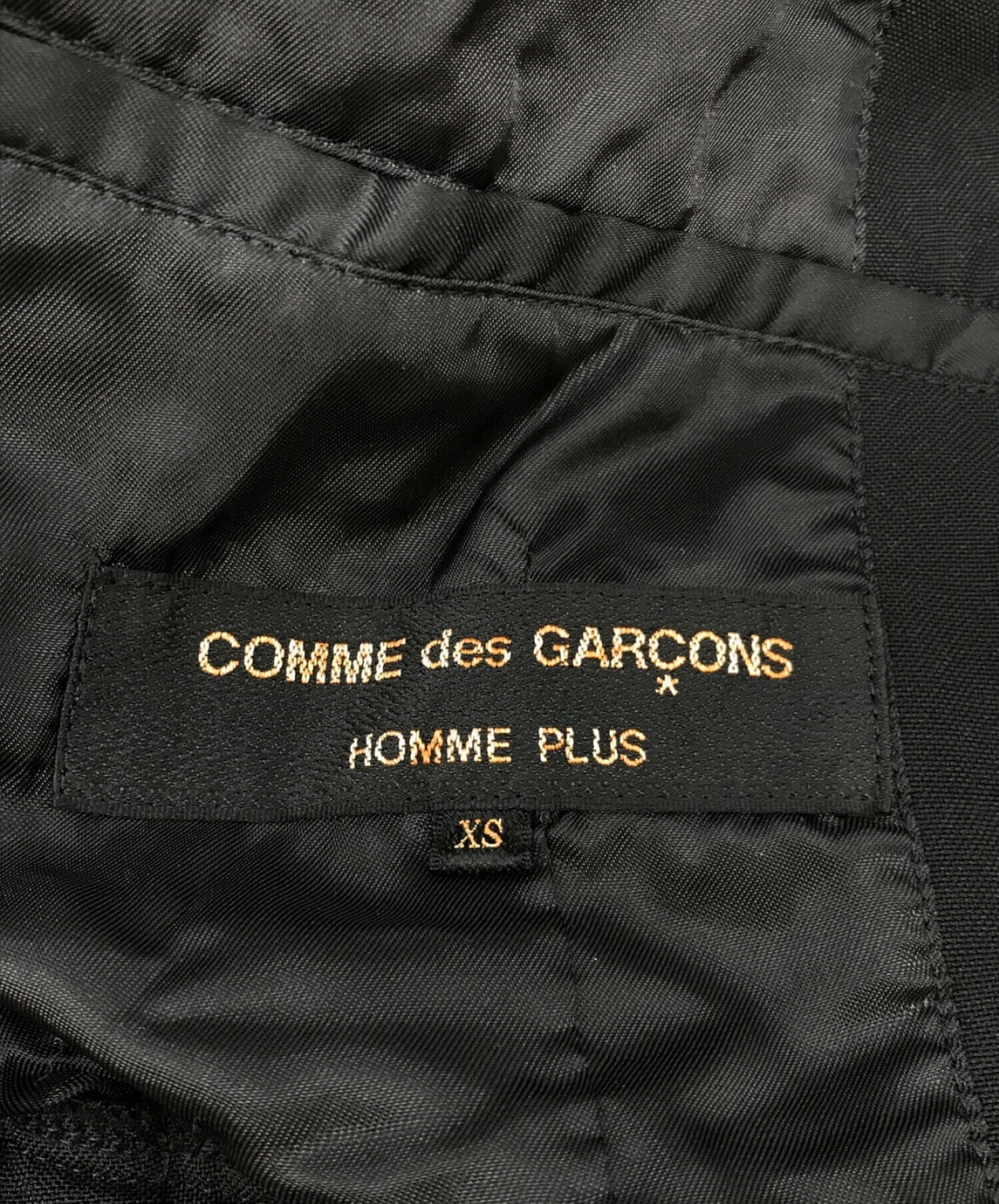 COMME des GARCONS HOMME PLUS (コムデギャルソンオムプリュス) 変形ジャケット ブラック サイズ:XS