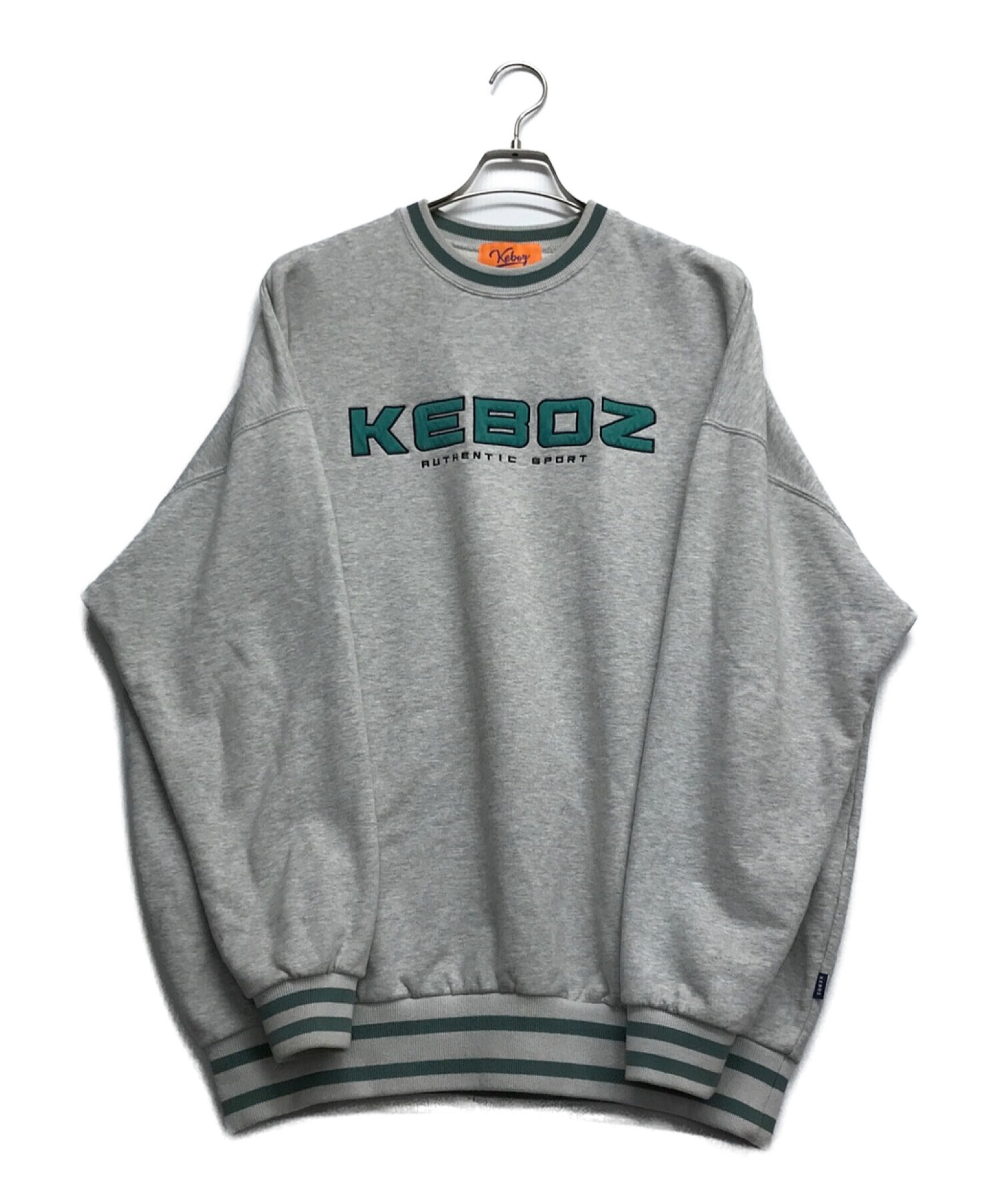 KEBOZ (ケボズ) ロゴスウェット グレー サイズ:L