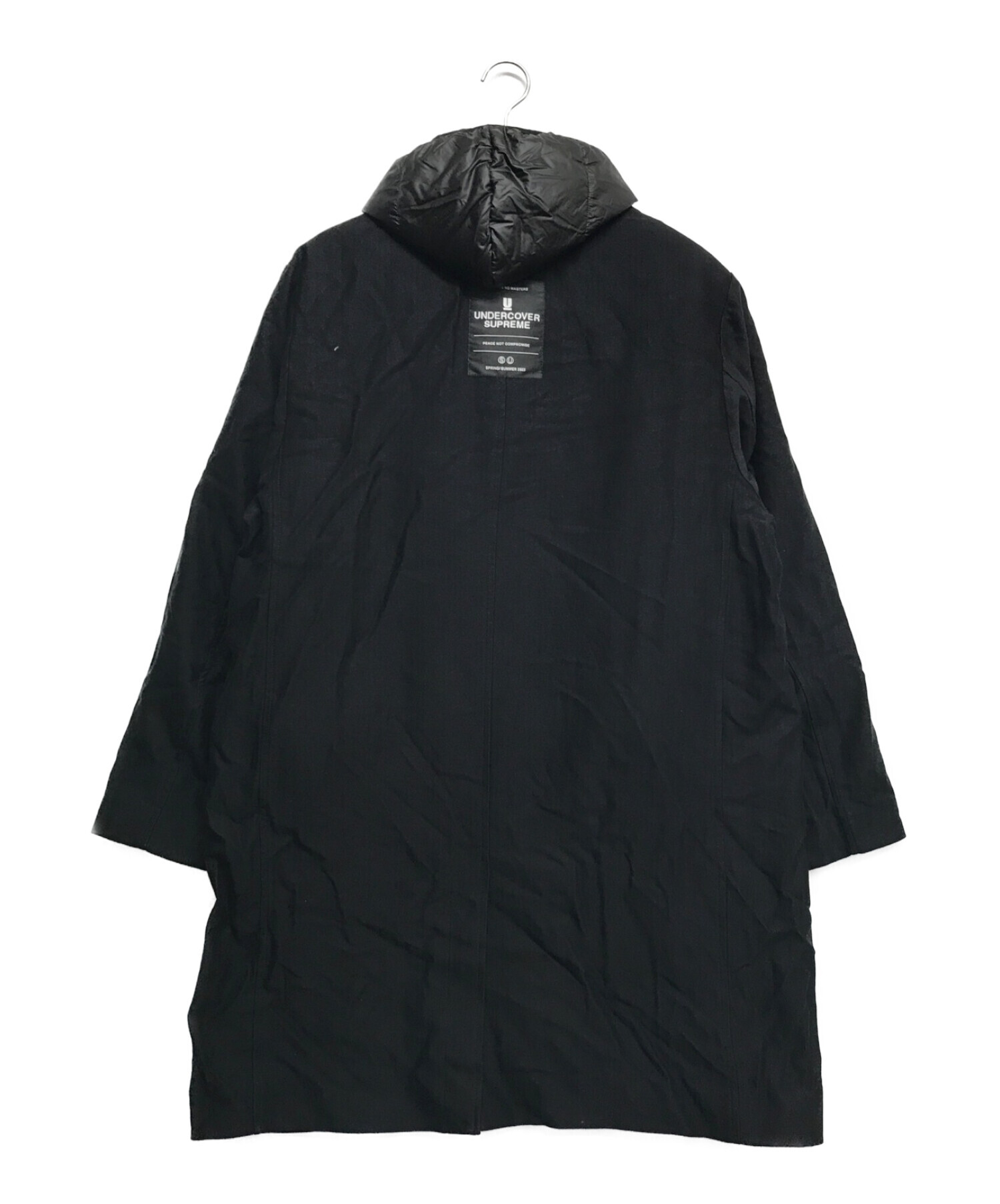 Supreme×Undercover (シュプリーム×アンダーカバー) トレンチパファージャケット ブラック サイズ:L 未使用品