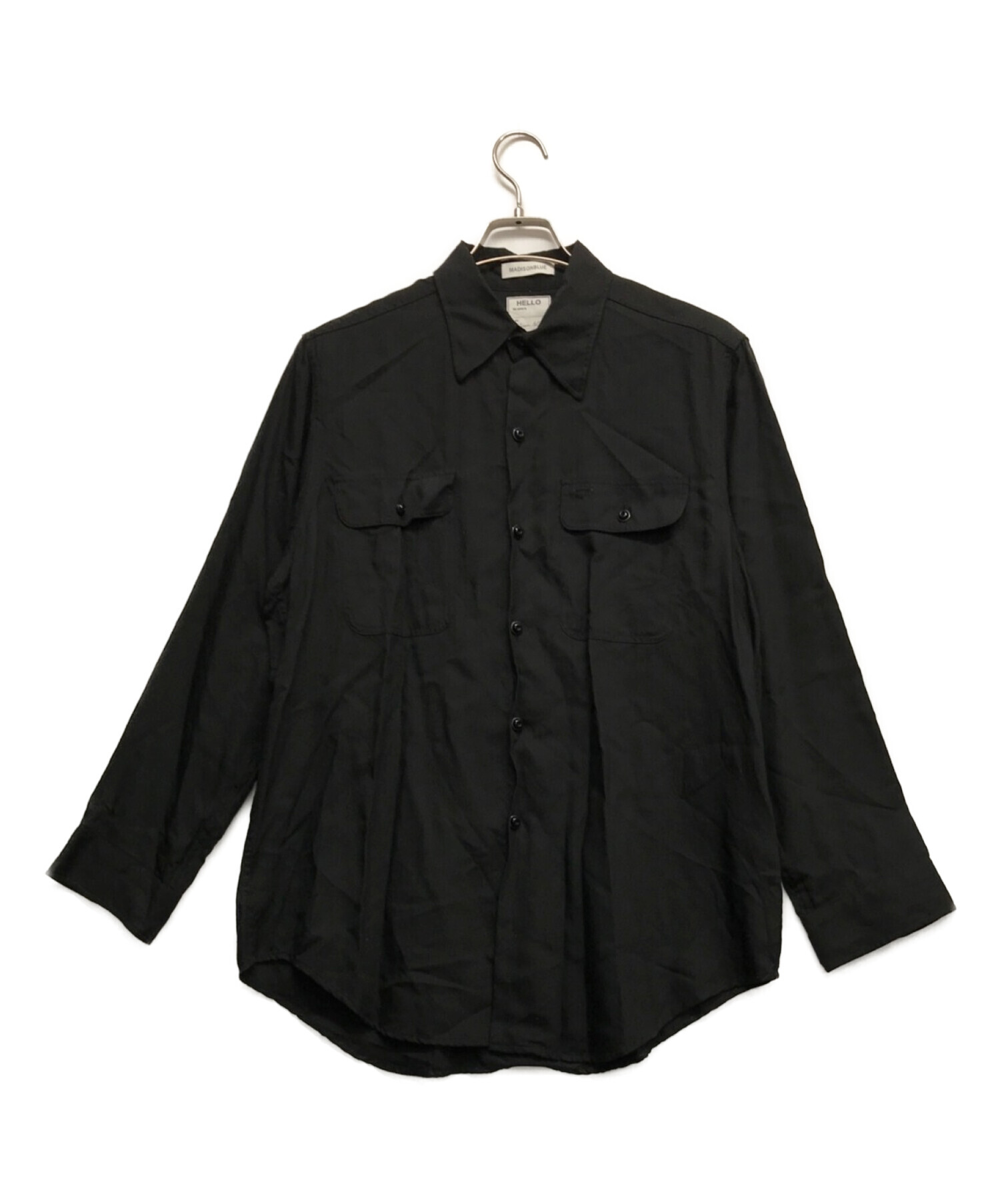 マディソンブルーシャツ ブラック サイズ1