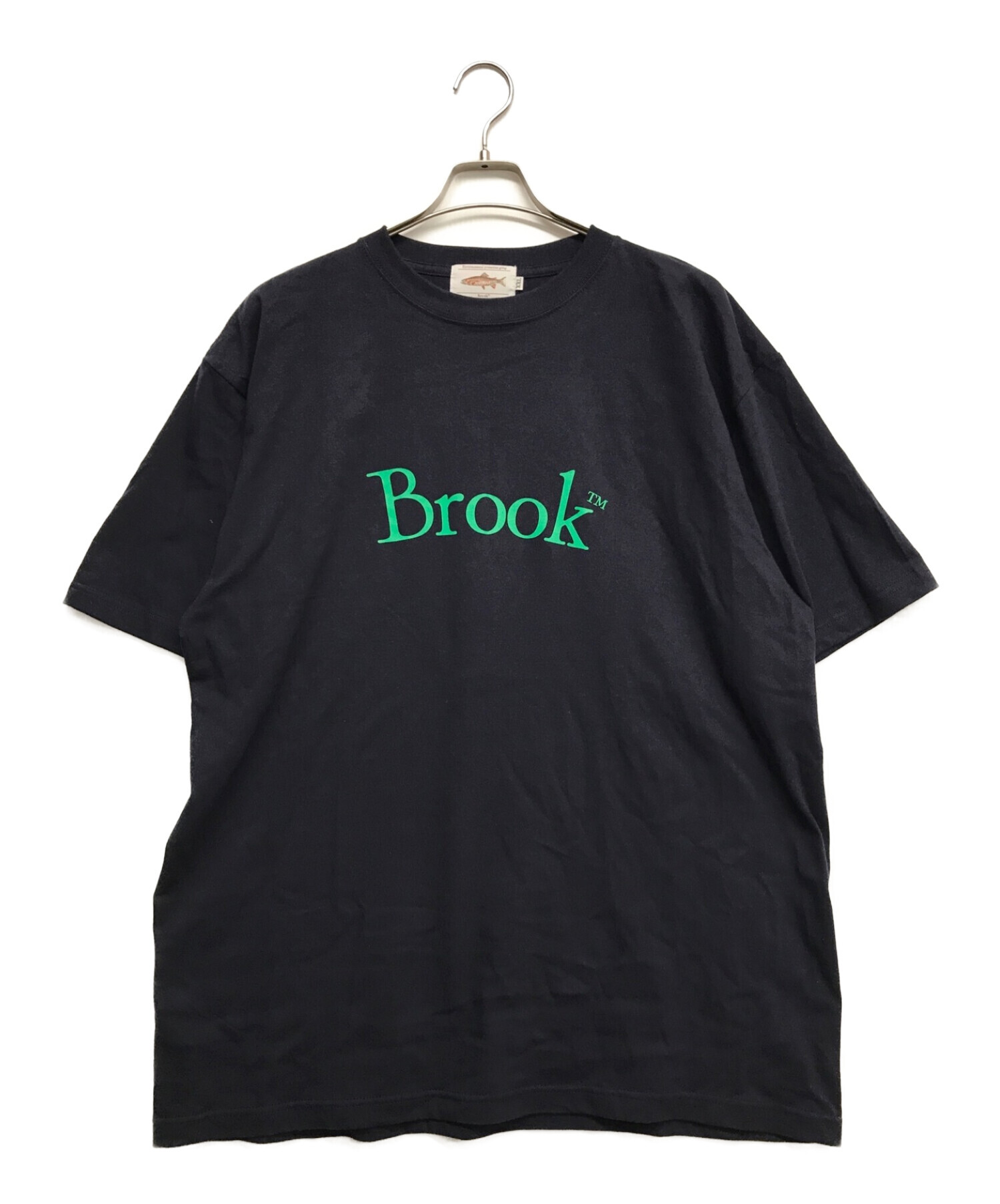 BROOK (ブルック) ロゴプリントTシャツ ネイビー サイズ:XXL