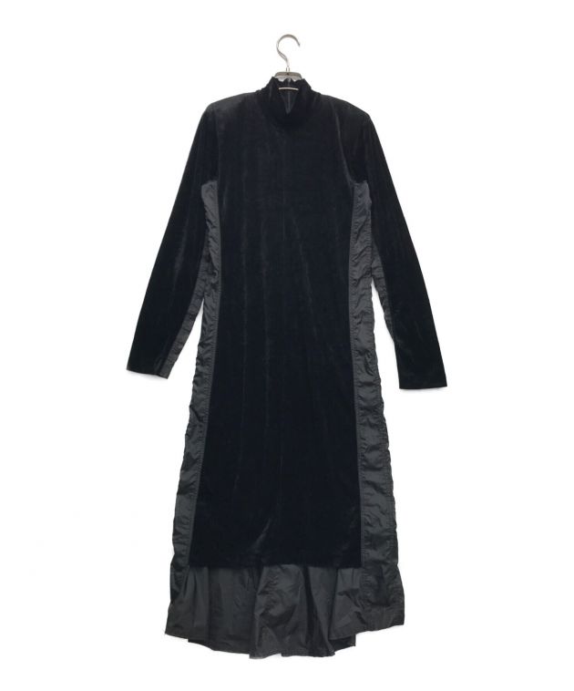 中古・古着通販】TOGA PULLA (トーガ プルラ) ベロア切替ワンピース 